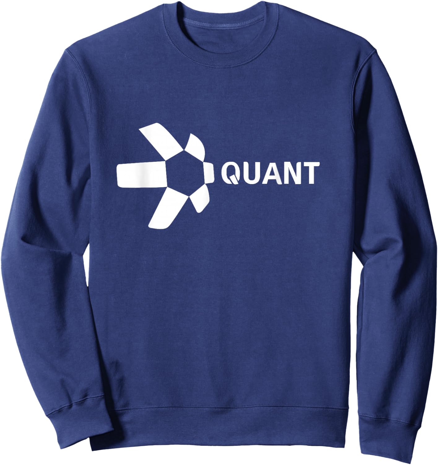 Quant Logo | The Quant Crypto and QNT Sweatshirt - Sweatshirt | Navy