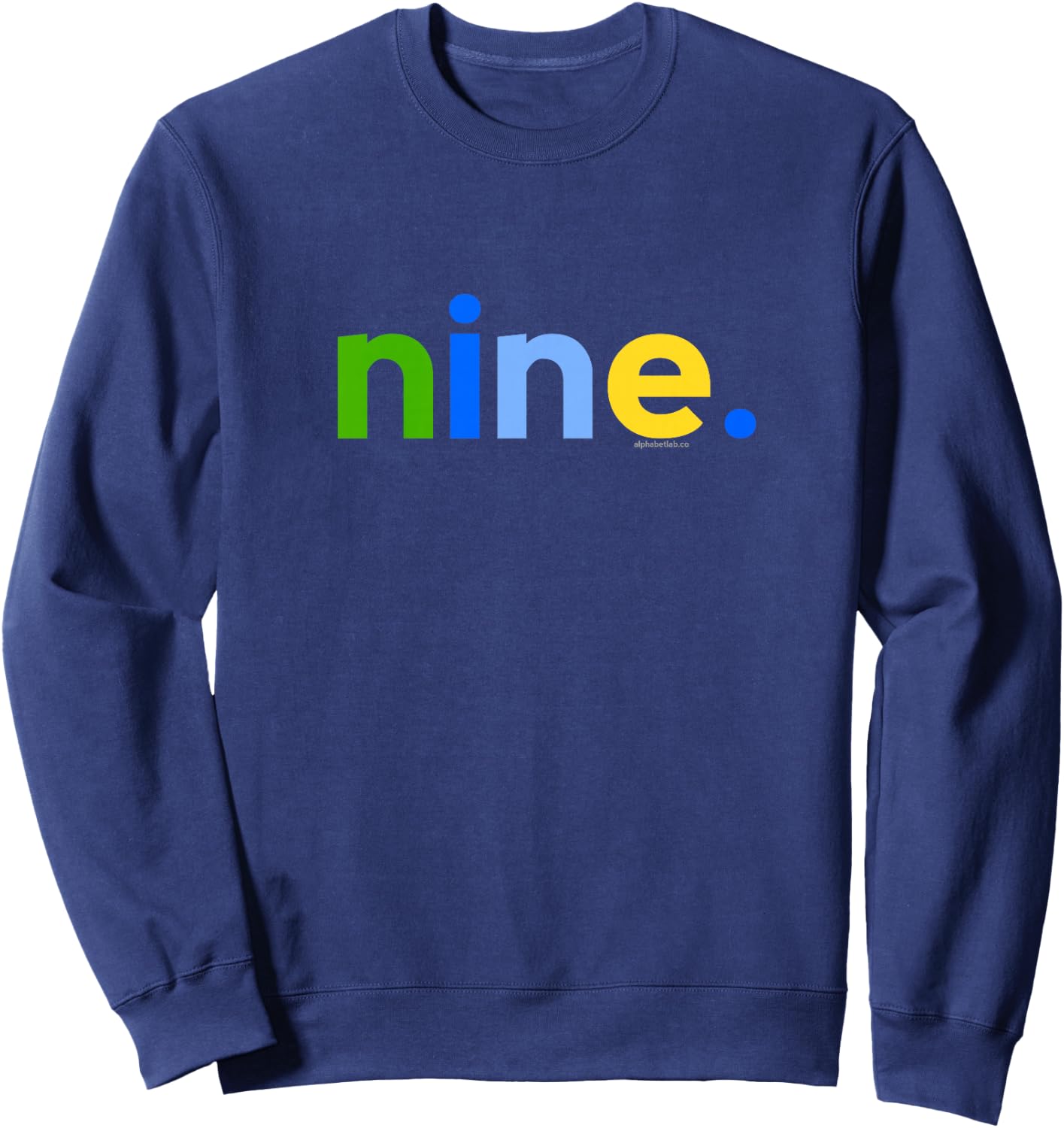 Kids 9th Birthday Shirt Boy 9 Year Old Nine | Party Ideas Age 9 Sweatshirt - Sweatshirt | Navy