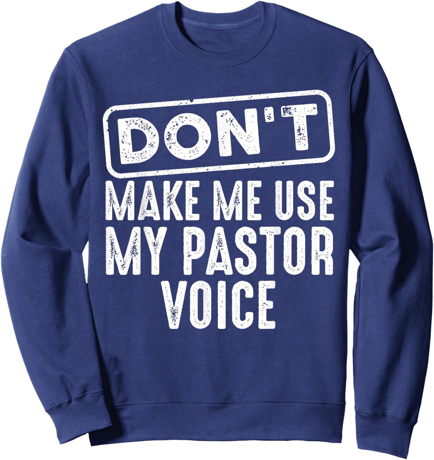 Funny Pastor Art Women Christian Preacher Priest Sweatshirt - Sweatshirt | Navy