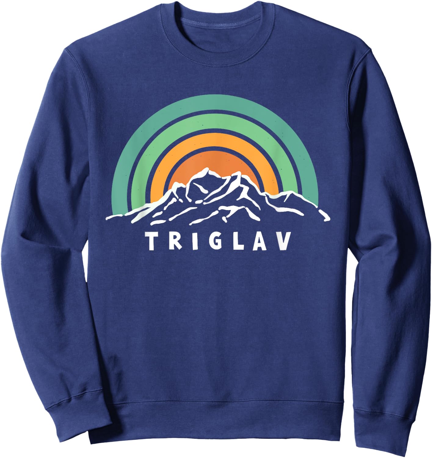 Triglav Slovenia Kranjska Gora Mountain Hiking Souvenir Sweatshirt - Sweatshirt | Navy