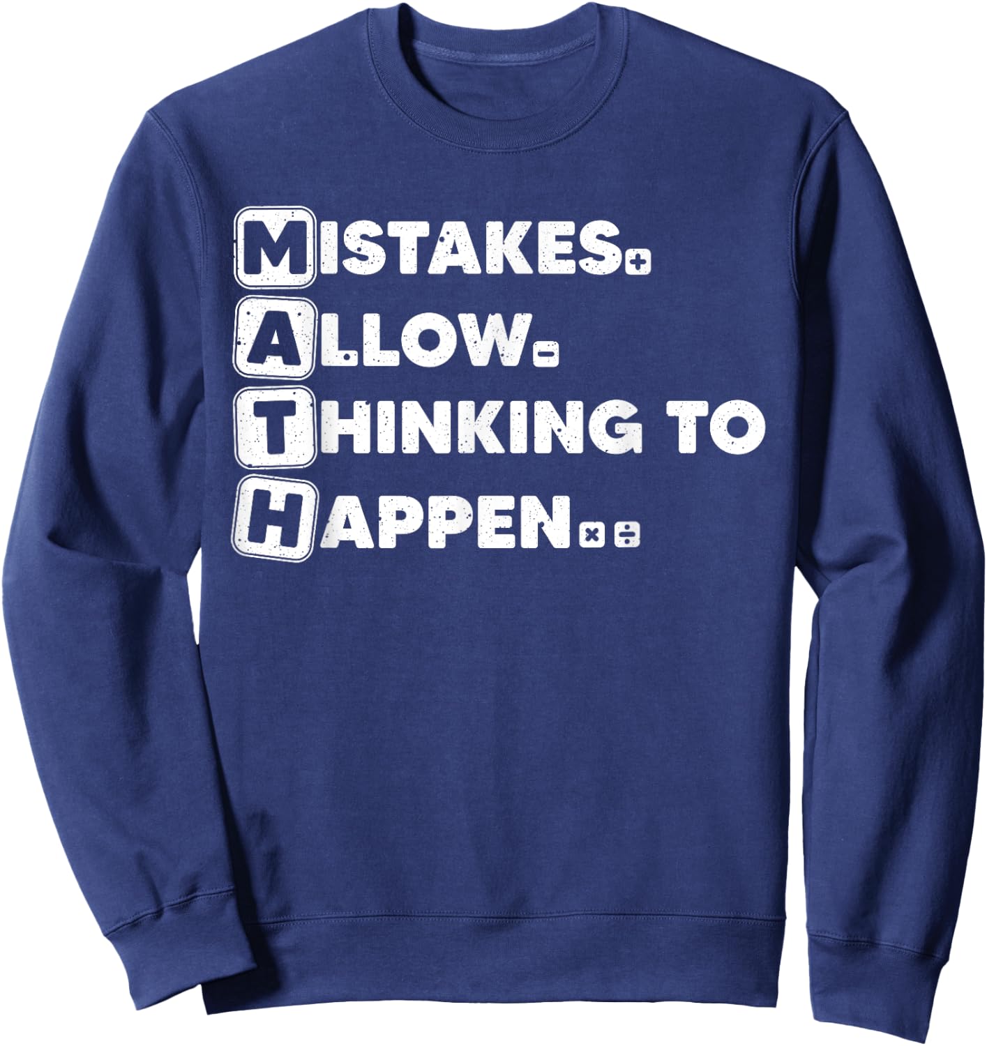 Best Math Art Women Calculus Algebra Math Geek Lover Sweatshirt - Sweatshirt | Navy