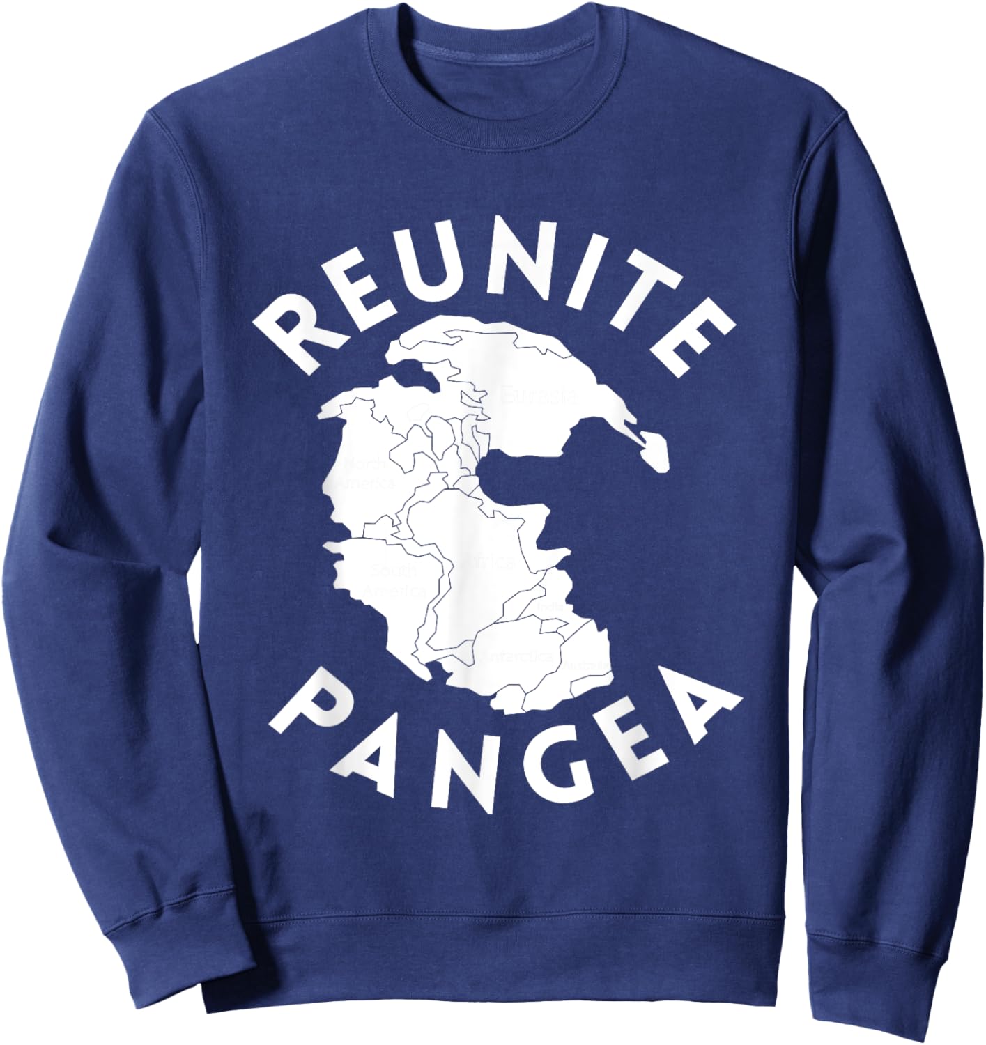 Reunite Pangea Geology Sweatshirt - Sweatshirt | Navy