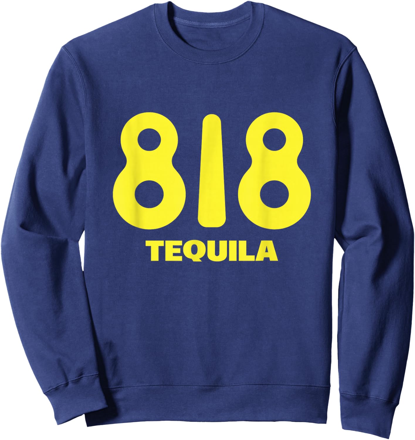 Funny Drinking Design 818 Team Tequila Wine Lover Sweatshirt - Sweatshirt | Navy