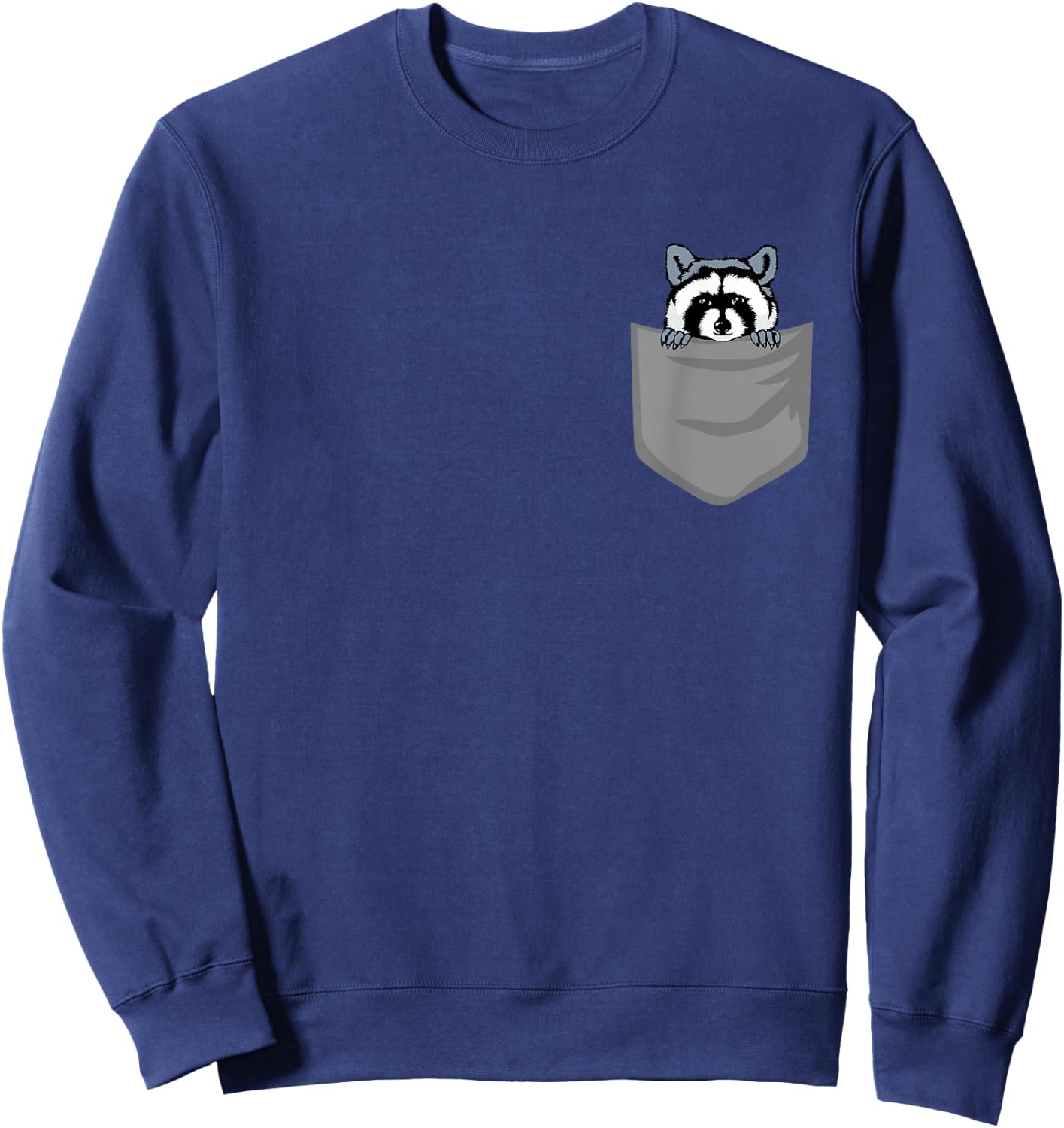 Raccoon Pocket Sweatshirt - Sweatshirt | Navy