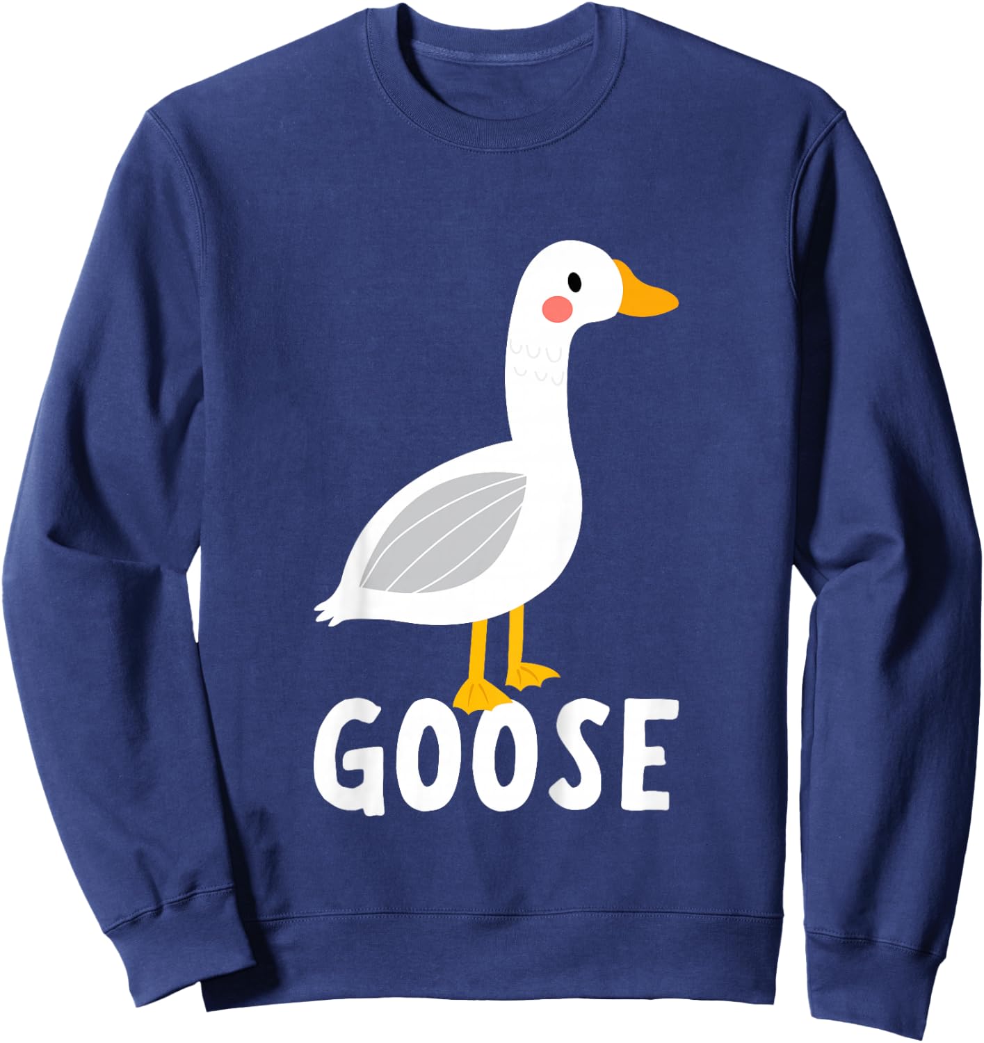 Kids Goose Shirt for Boys Or Girls | Cute Goose Gift Sweatshirt - Sweatshirt | Navy