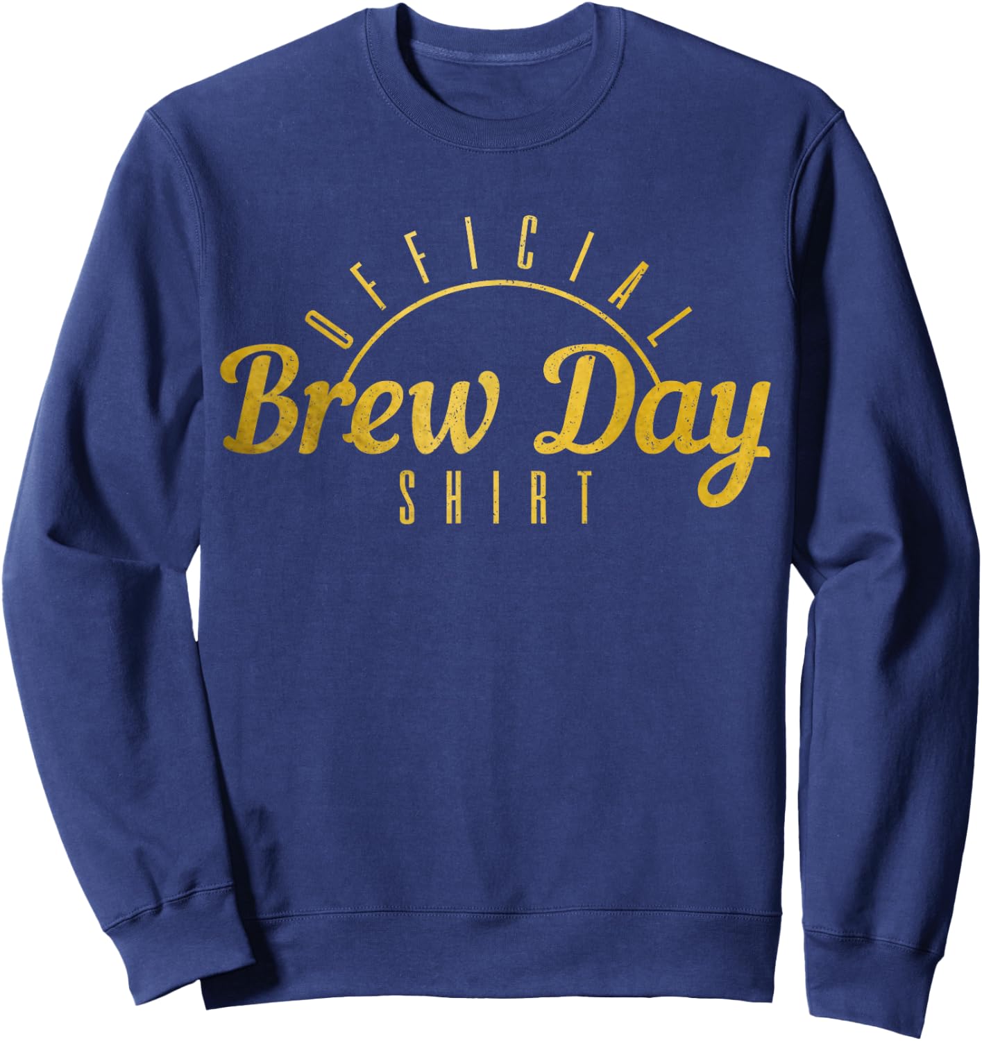Brewmaster Craft Beer Funny Official Brewing Day Sweatshirt - Sweatshirt | Navy