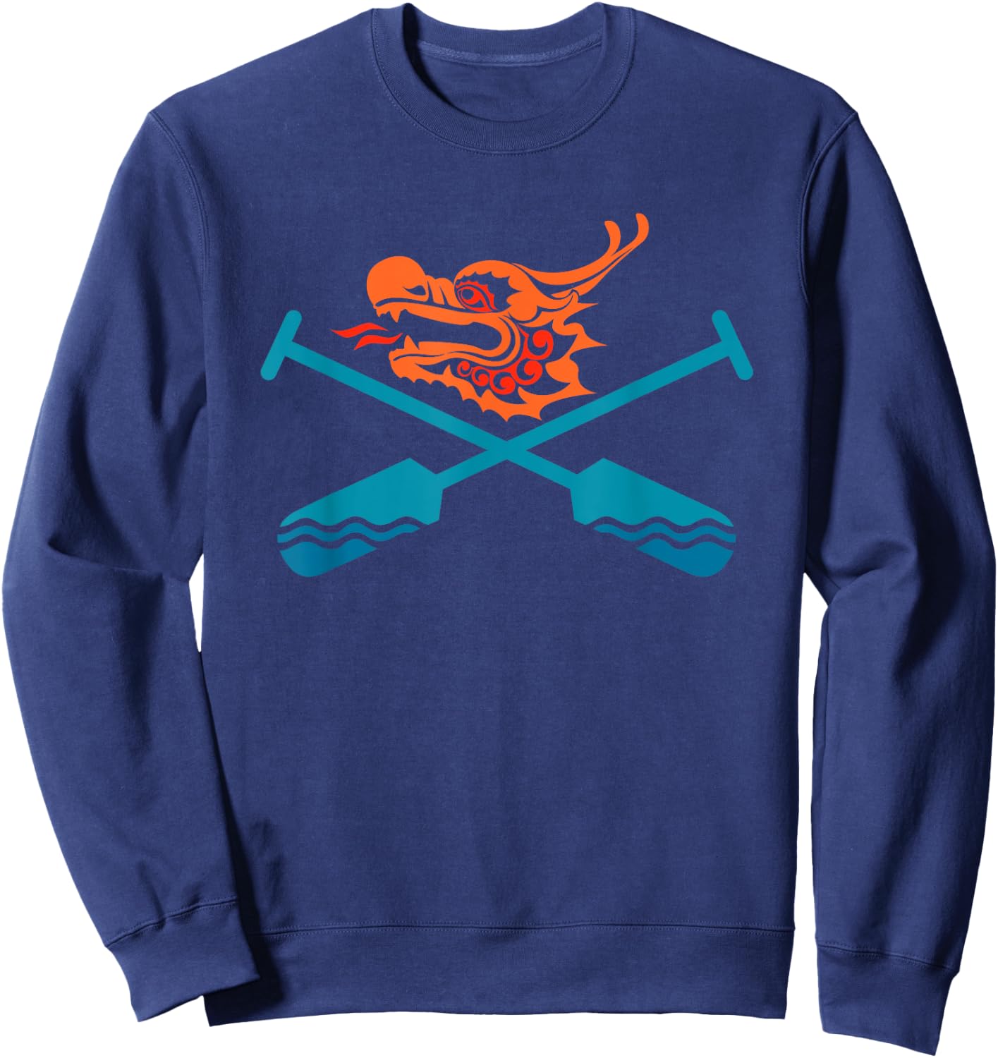 Dragon Boat Festival Racing Accessories Paddle Dragon Sweatshirt - Sweatshirt | Navy