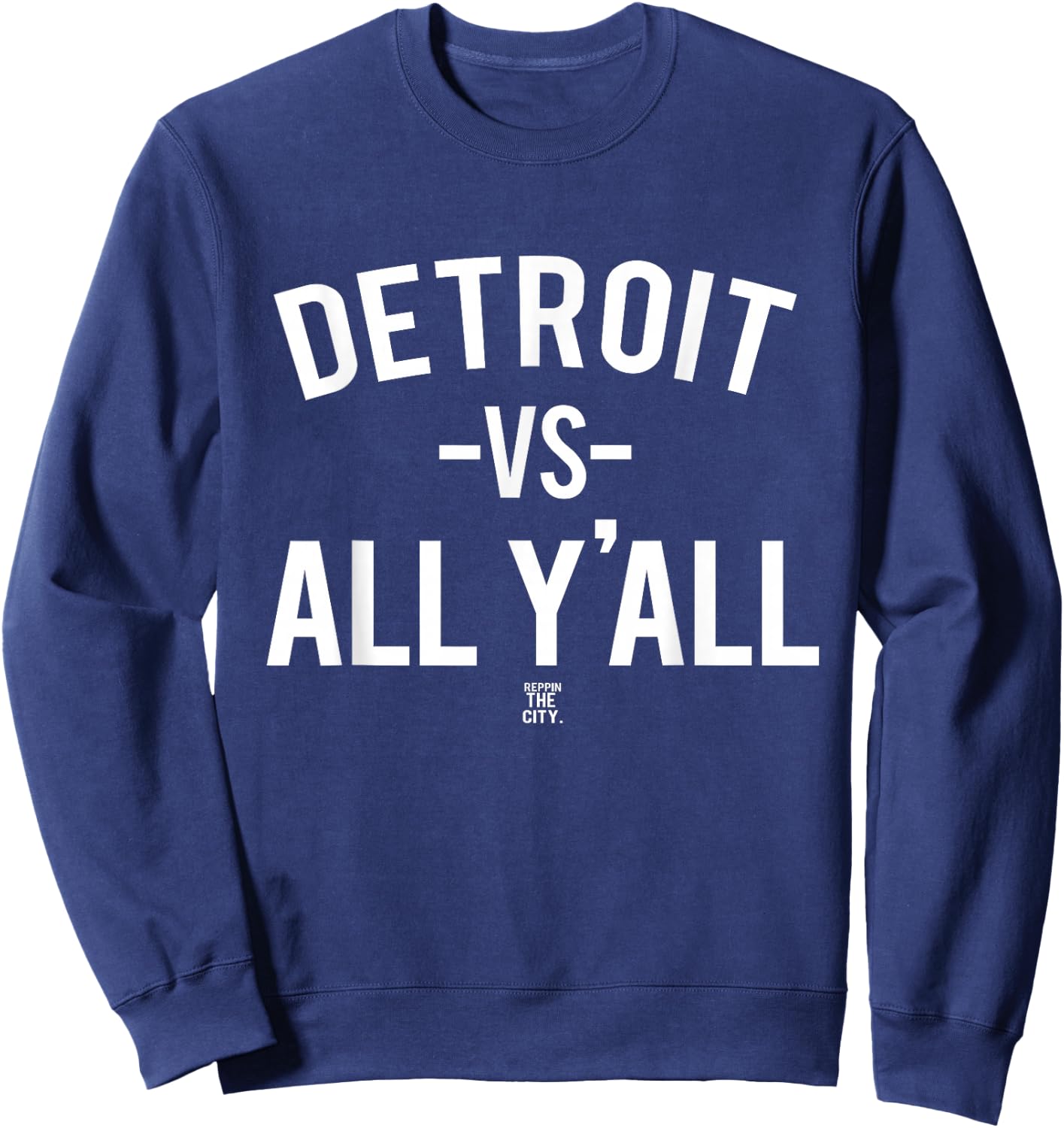 Detroit Versus All Yall Sweatshirt - Sweatshirt | Navy