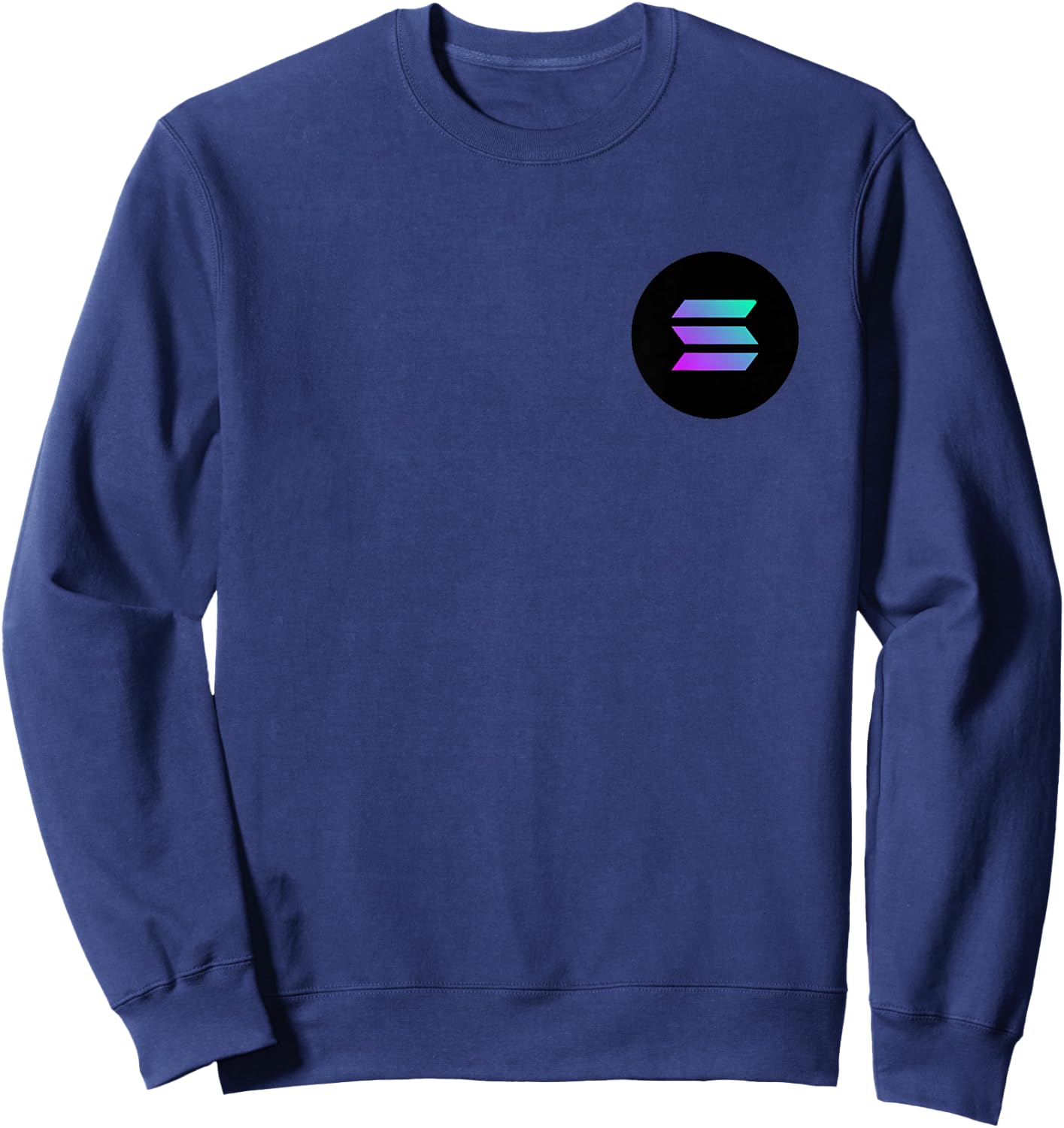 Solana Splendor: Embracing the Future of Blockchain Sweatshirt - Sweatshirt | Navy