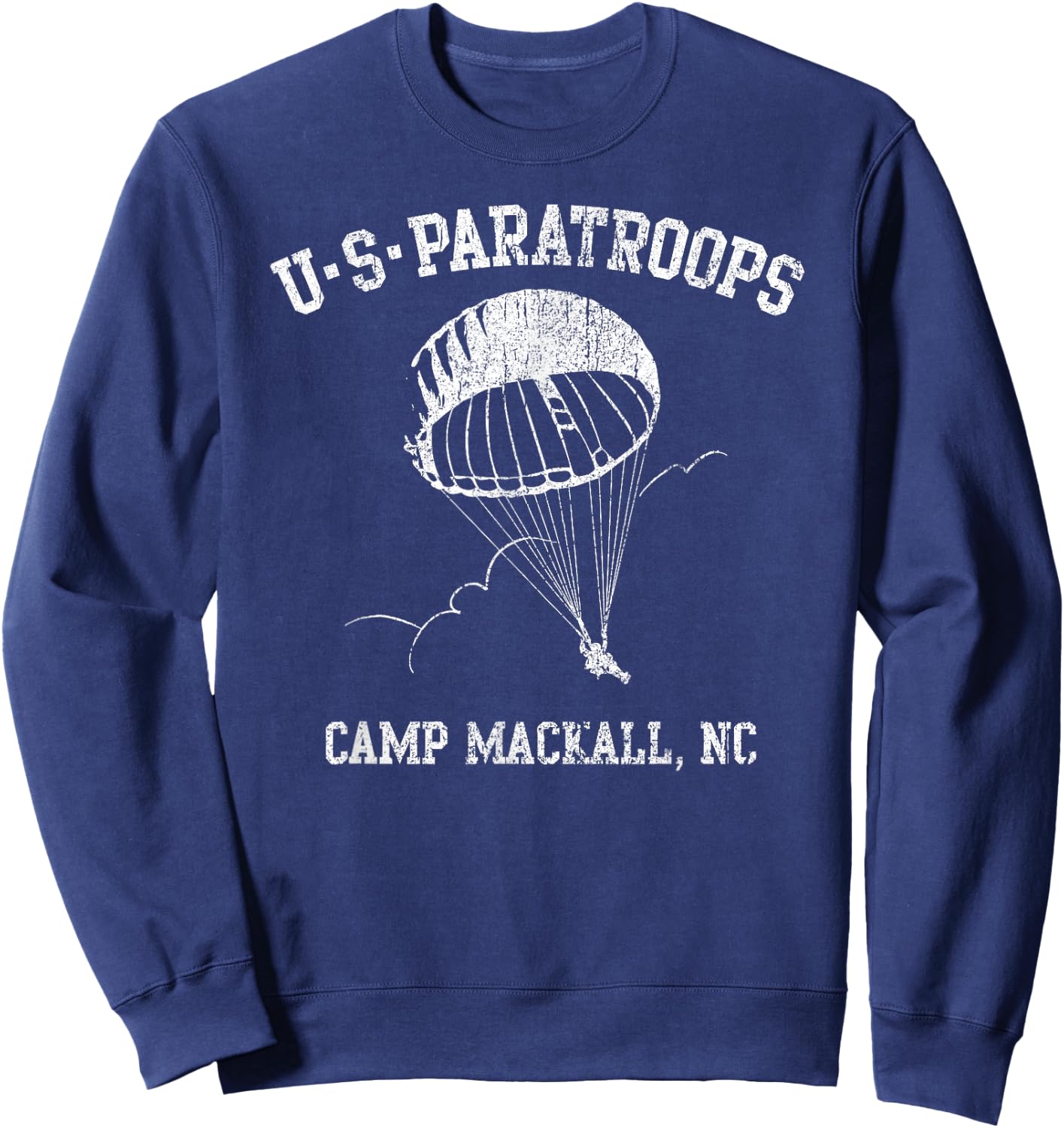 American Marauder: US Paratroops Camp Mackall WWII Sweatshirt - Sweatshirt | Navy