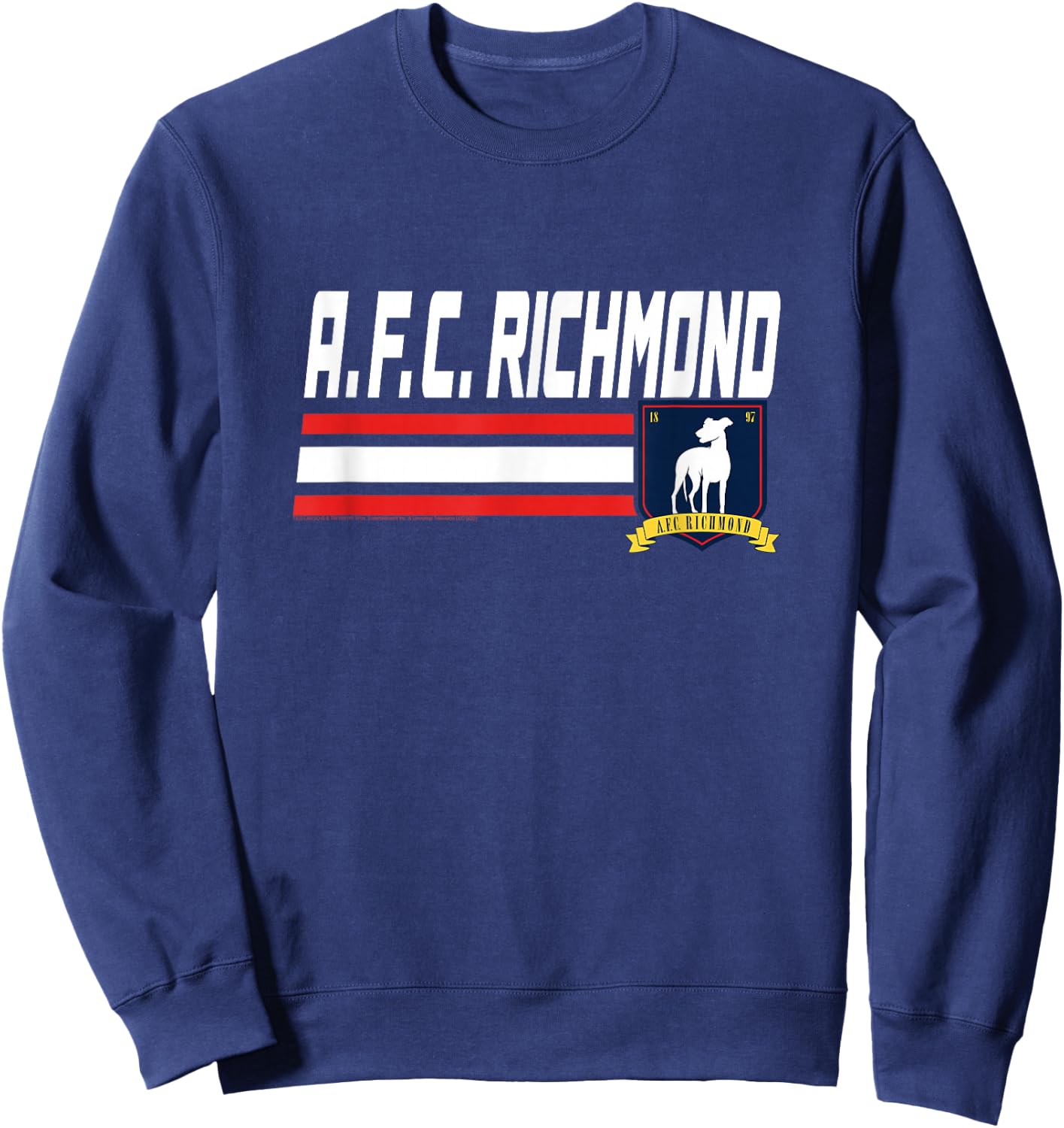 Ted Lasso AFC Richmond Soccer Logo Sweatshirt - Sweatshirt | Navy