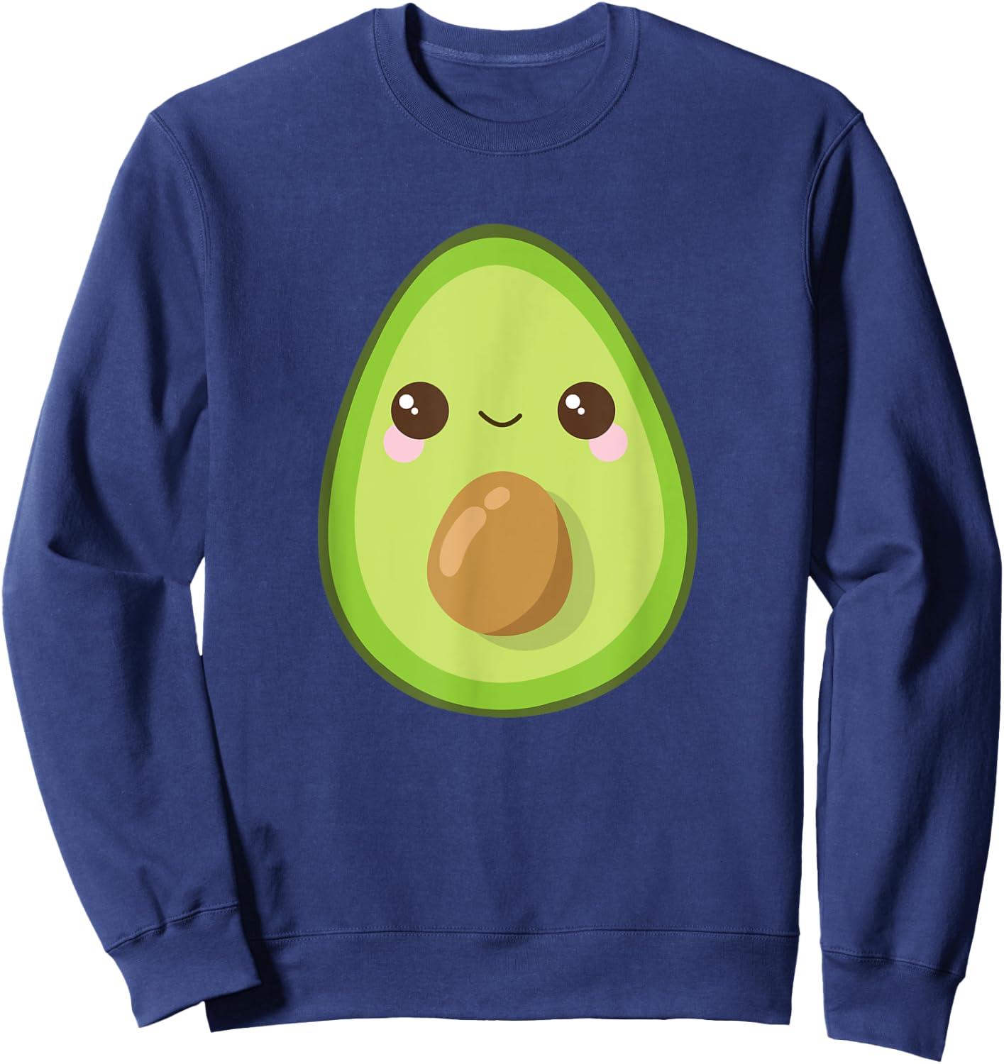 Dabbing Avocado Shirt Funny Vegan Food Lover Kids Women Sweatshirt - Sweatshirt | Navy