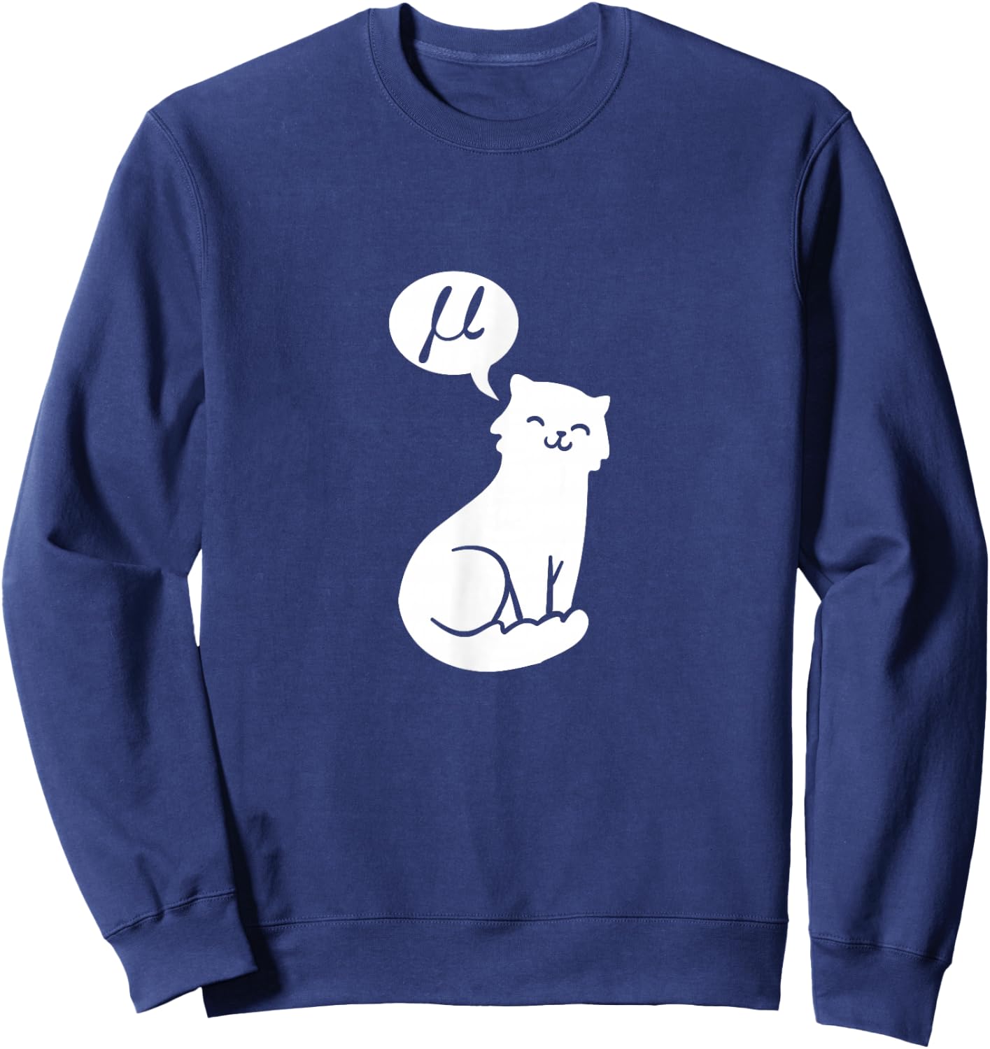 Mu Cat Sweatshirt - Sweatshirt | Navy