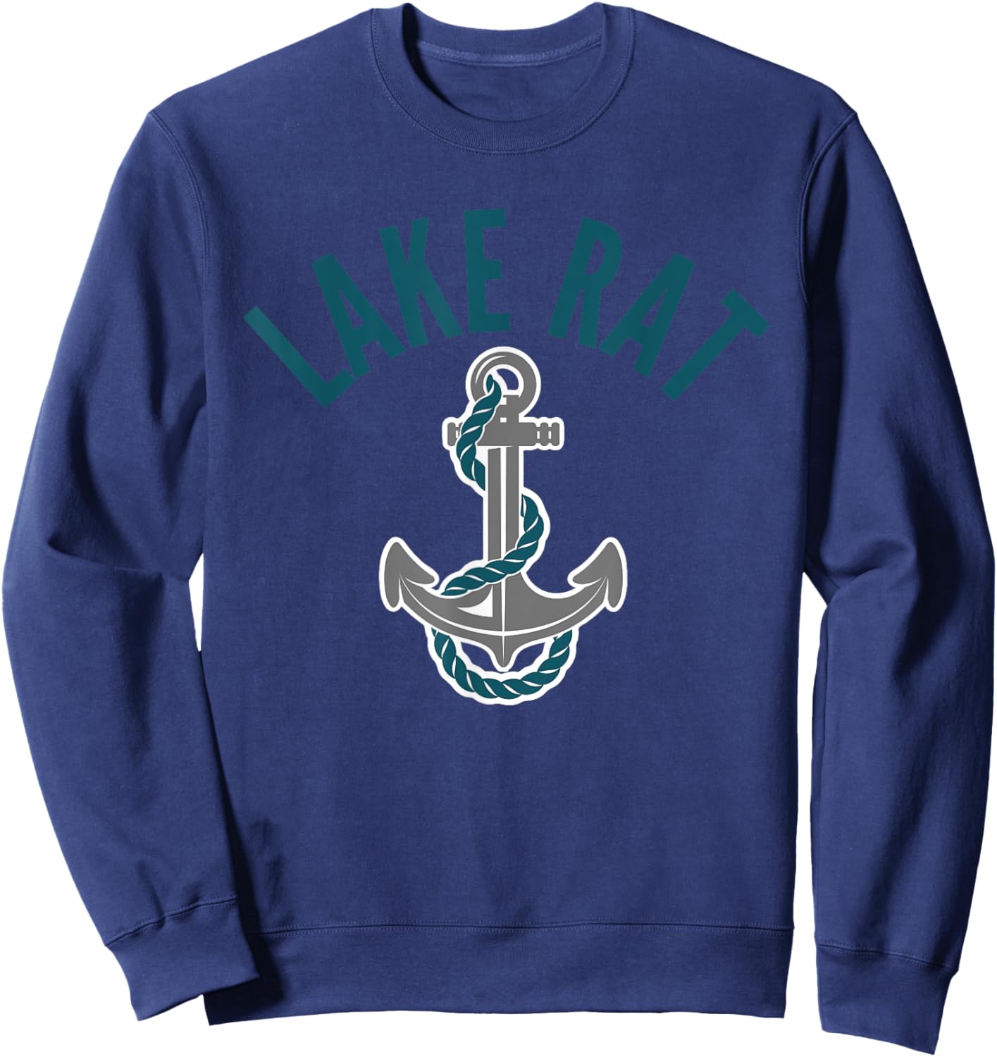 Lake Rat Anchor Lake Time Lake Life Sweatshirt - Sweatshirt | Navy
