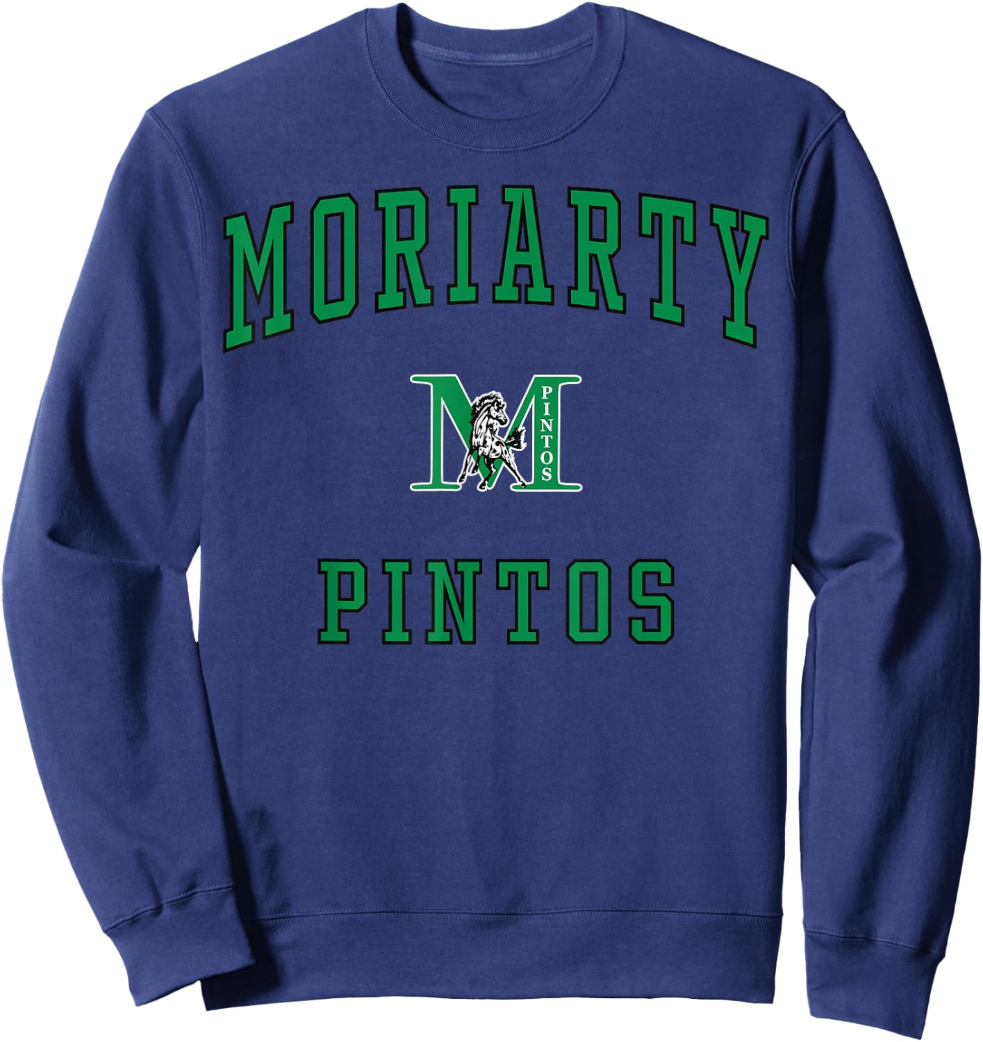 Moriarty High School Pintos Sweatshirt - Sweatshirt | Navy