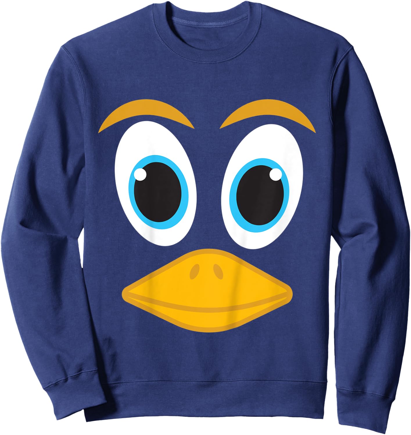 Kids Easy Halloween Black bird Raven Crow Costume for kids Sweatshirt - Sweatshirt | Navy