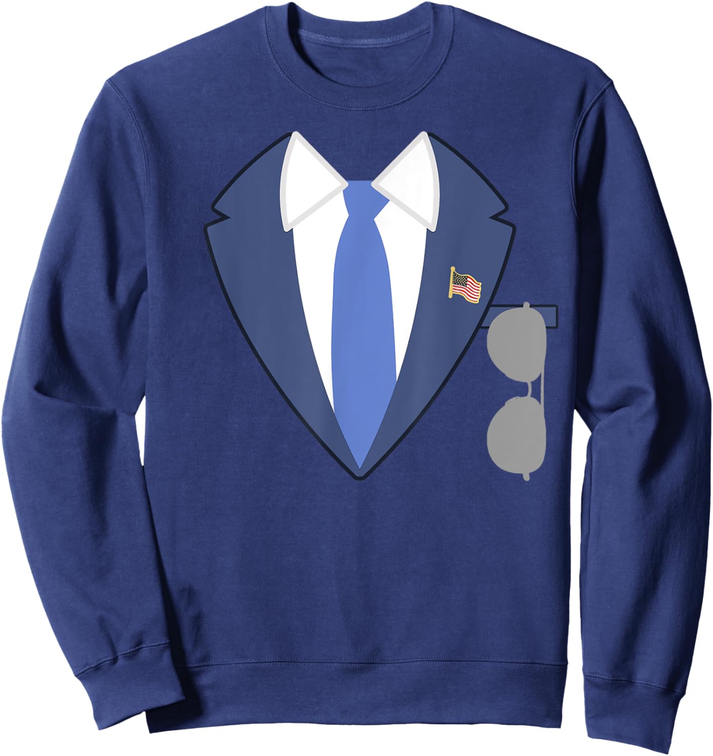 Joe Biden Halloween Costume Easy Last Minute Costume Sweatshirt - Sweatshirt | Navy