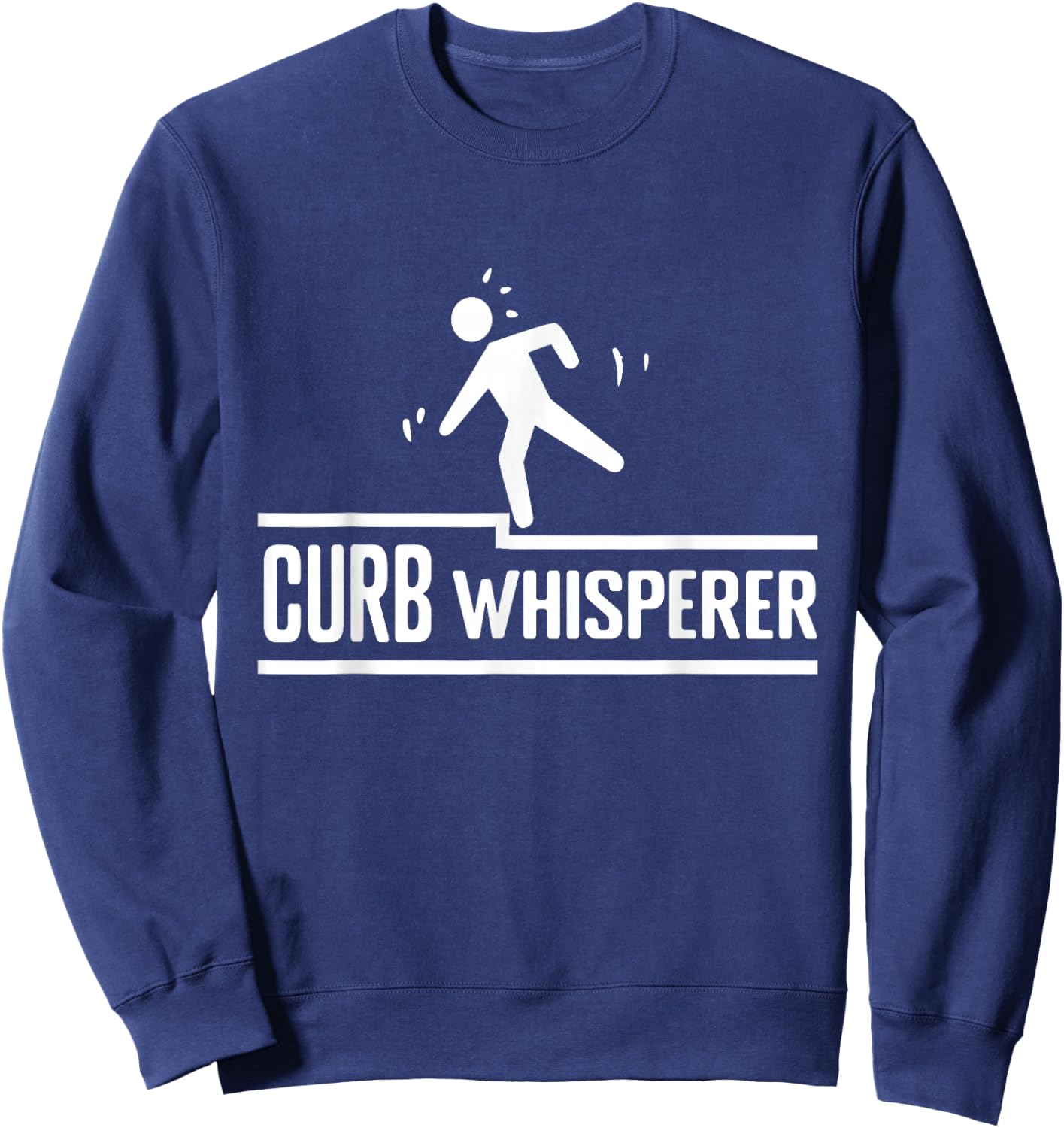 Accident Prone People Funny Clumsy Sweatshirt - Sweatshirt | Navy