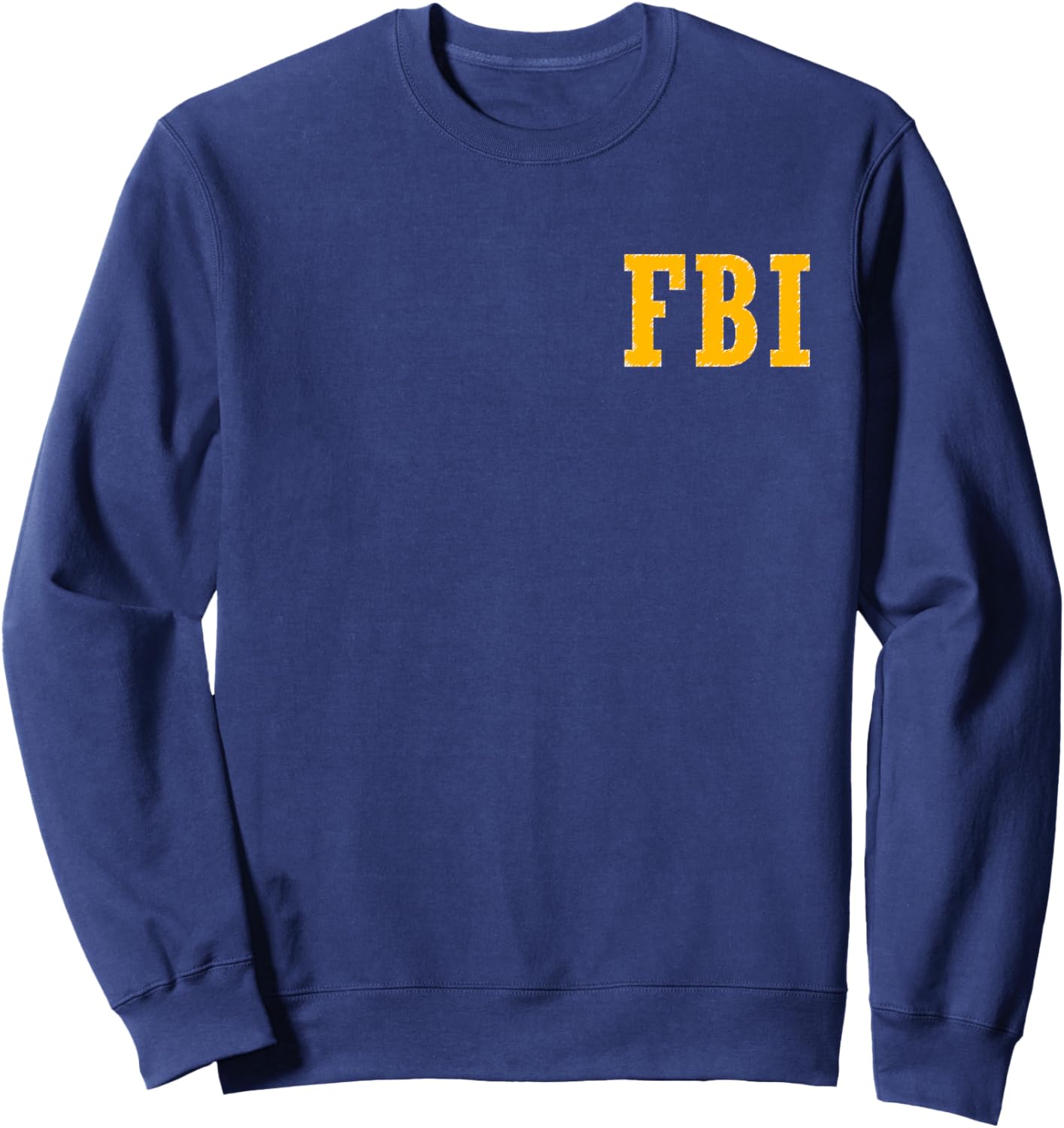 FBI Costume Front/Back Print Sweatshirt - Sweatshirt | Navy