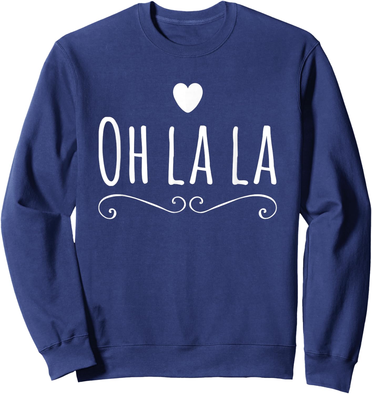 Oh la la Sweatshirt - Sweatshirt | Navy