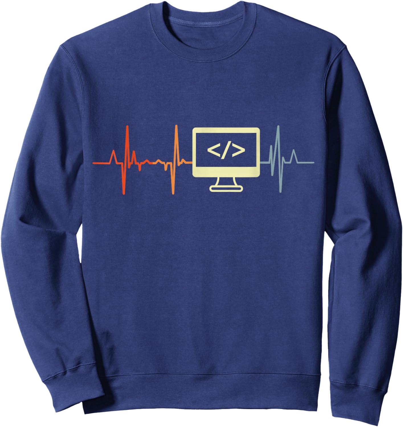 I Love Coding Programming Software Development Sweatshirt - Sweatshirt | Navy