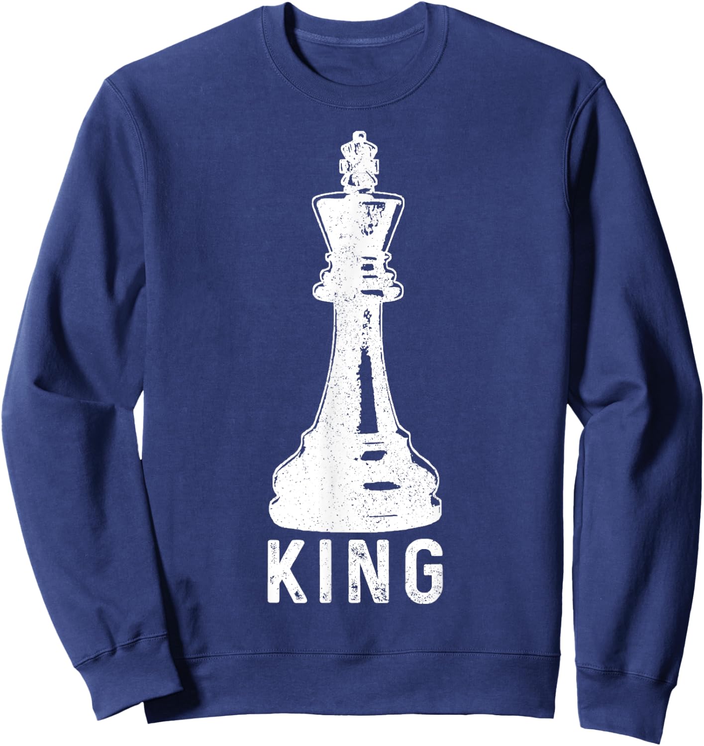 Chess Player King Vintage Halloween Costume Chess Master Sweatshirt - Sweatshirt | Navy