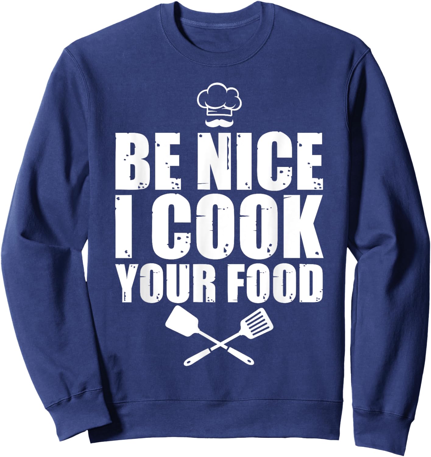 Funny Chef Women Cook Pastry Chef Culinary Cooking Sweatshirt - Sweatshirt | Navy