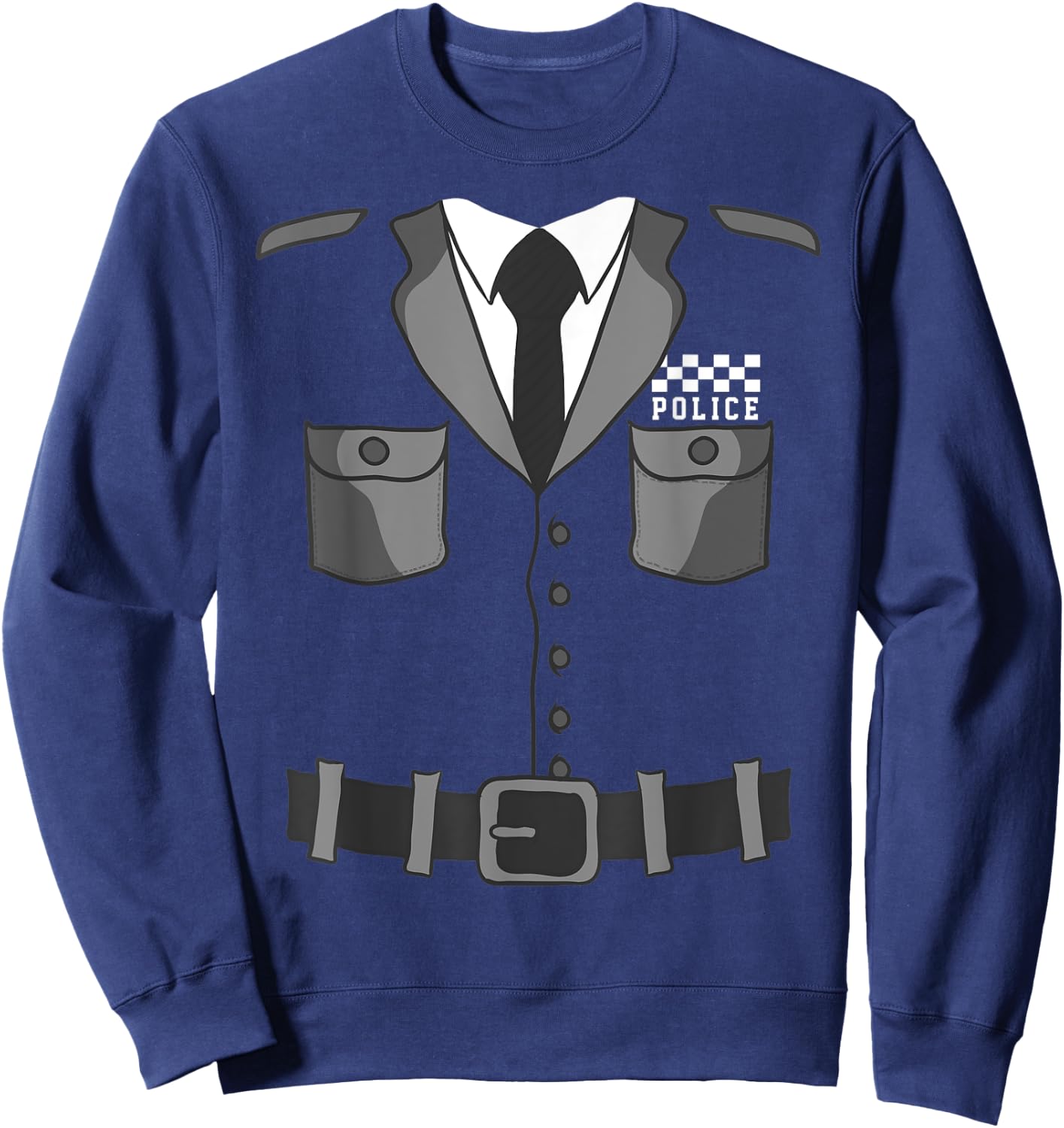 British Police Officer Costume Policeman Bobby Copper Sweatshirt - Sweatshirt | Navy