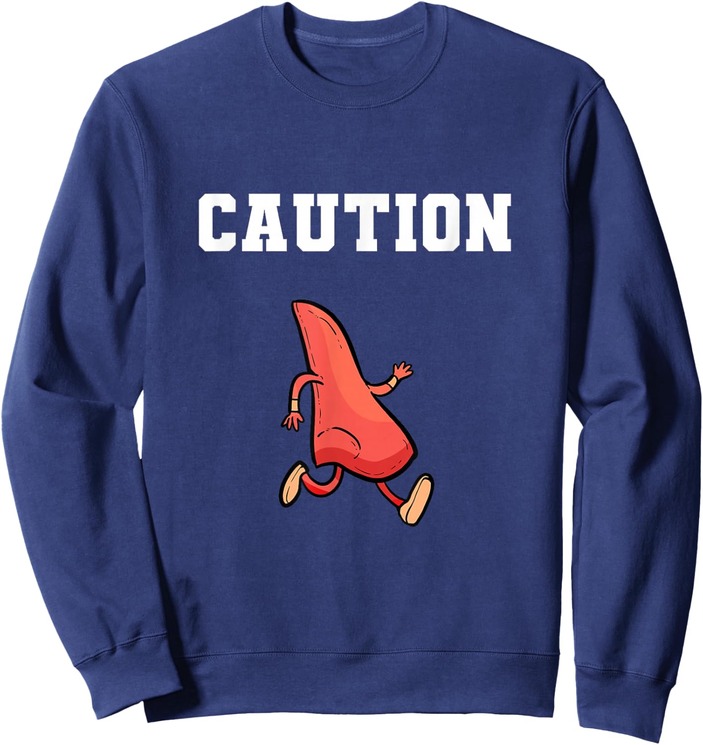Running Nose Illness Survivor Sweatshirt - Sweatshirt | Navy