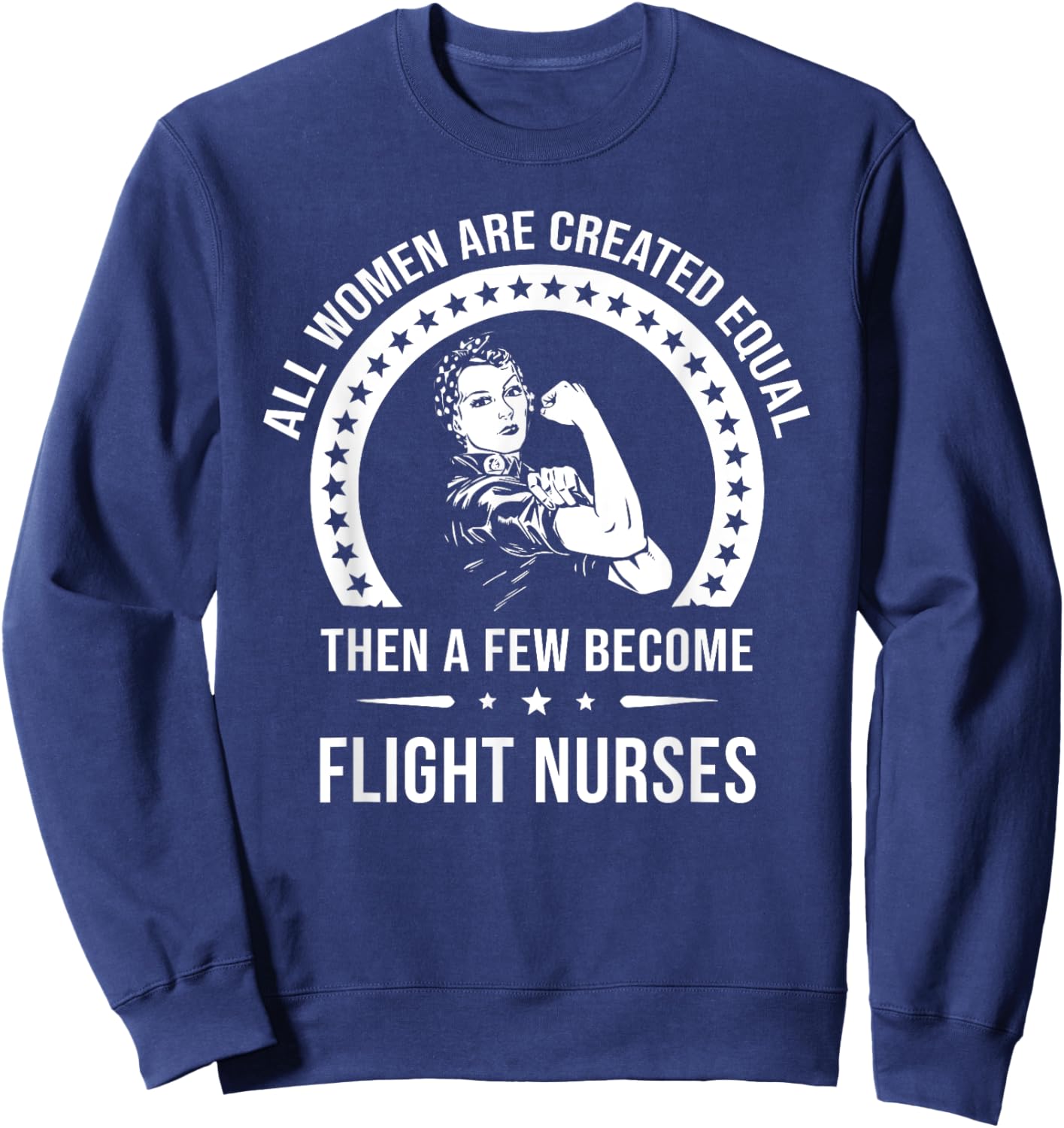 Flight Nurse Shirts | Flight Nurse Sweatshirt - Sweatshirt | Navy