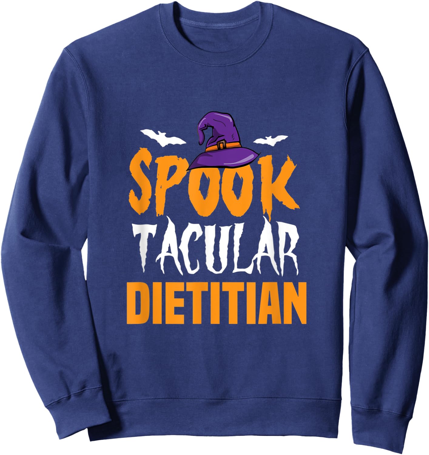 Spooktacular Dietitian Halloween Costume Gift Sweatshirt - Sweatshirt | Navy