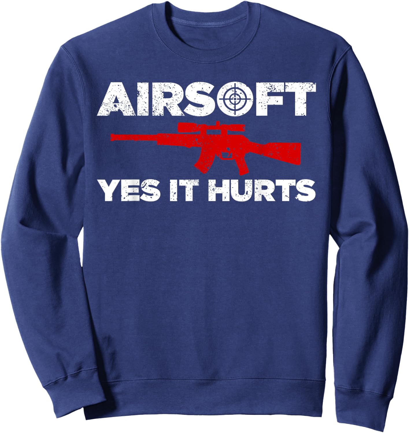 Funny Airsoft Art Women Paintball Combat Sport Sweatshirt - Sweatshirt | Navy