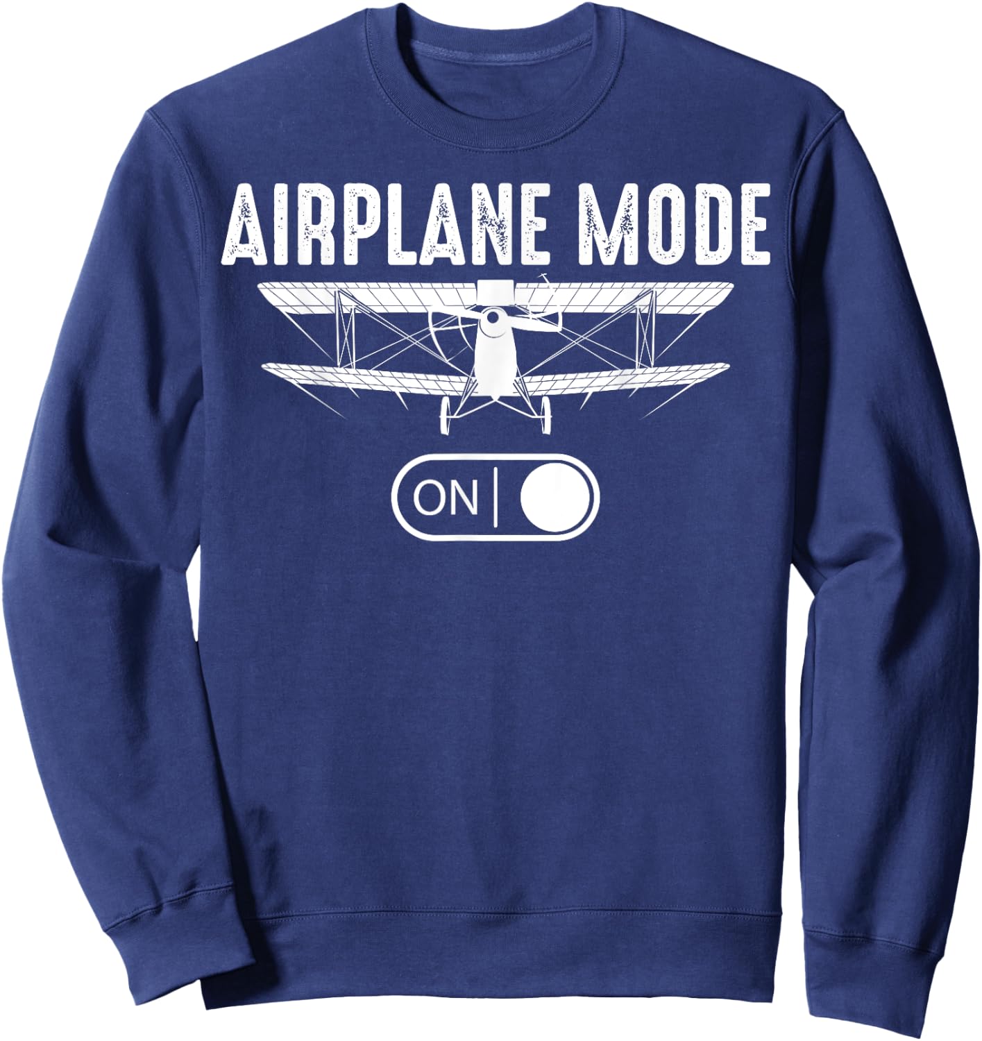 Funny Airplane Novelty Women Plane Aviation Pilot Sweatshirt - Sweatshirt | Navy