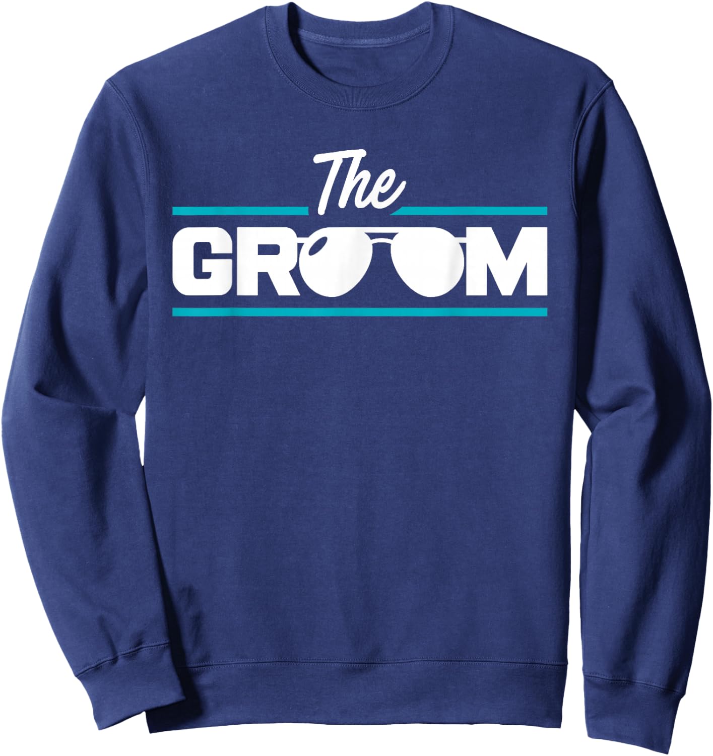 The Groom - Bachelor Party Stag Groomsmen Getaway Wedding Sweatshirt - Sweatshirt | Navy
