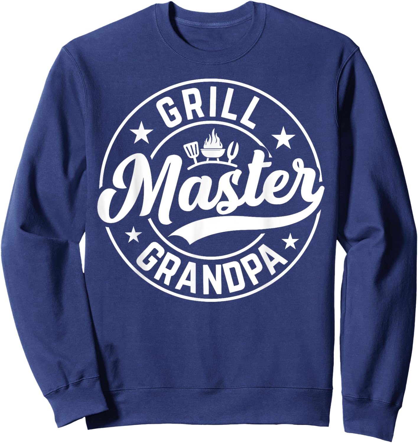 Grill Master Grandpa Design For Grampa Sweatshirt - Sweatshirt | Navy