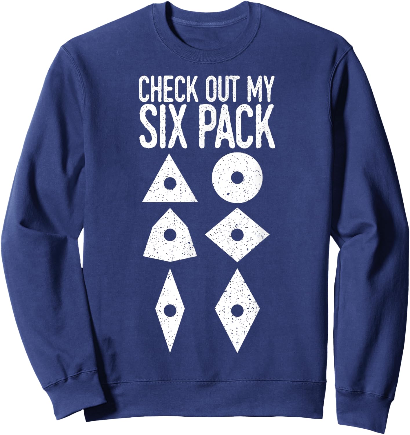 Machinist Six Pack CNC Machine Tools Machinery Operator Job Sweatshirt - Sweatshirt | Navy