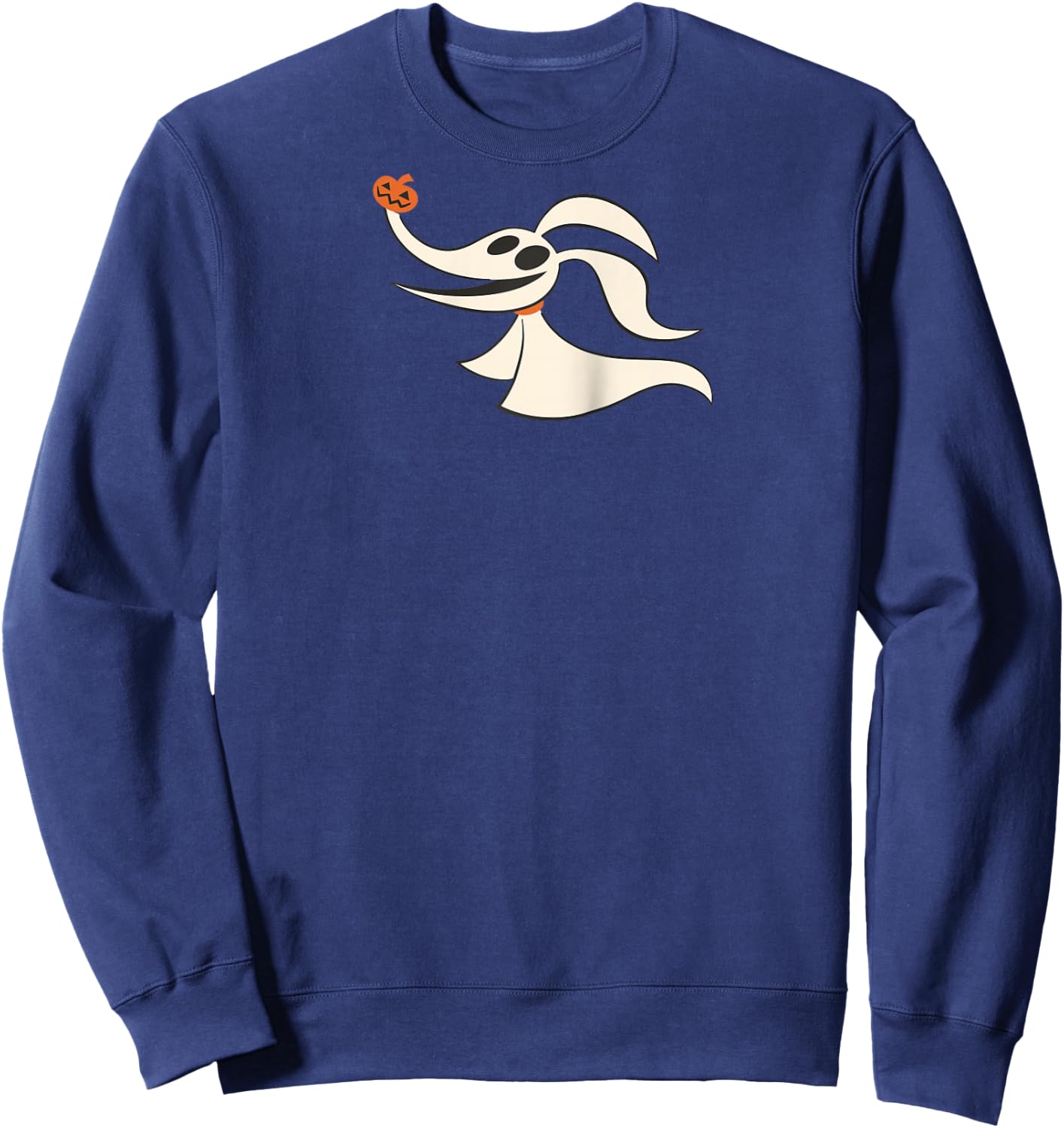Disney - Halloween Nightmare Before Christmas Zero Raglan Baseball Sweatshirt - Sweatshirt | Navy