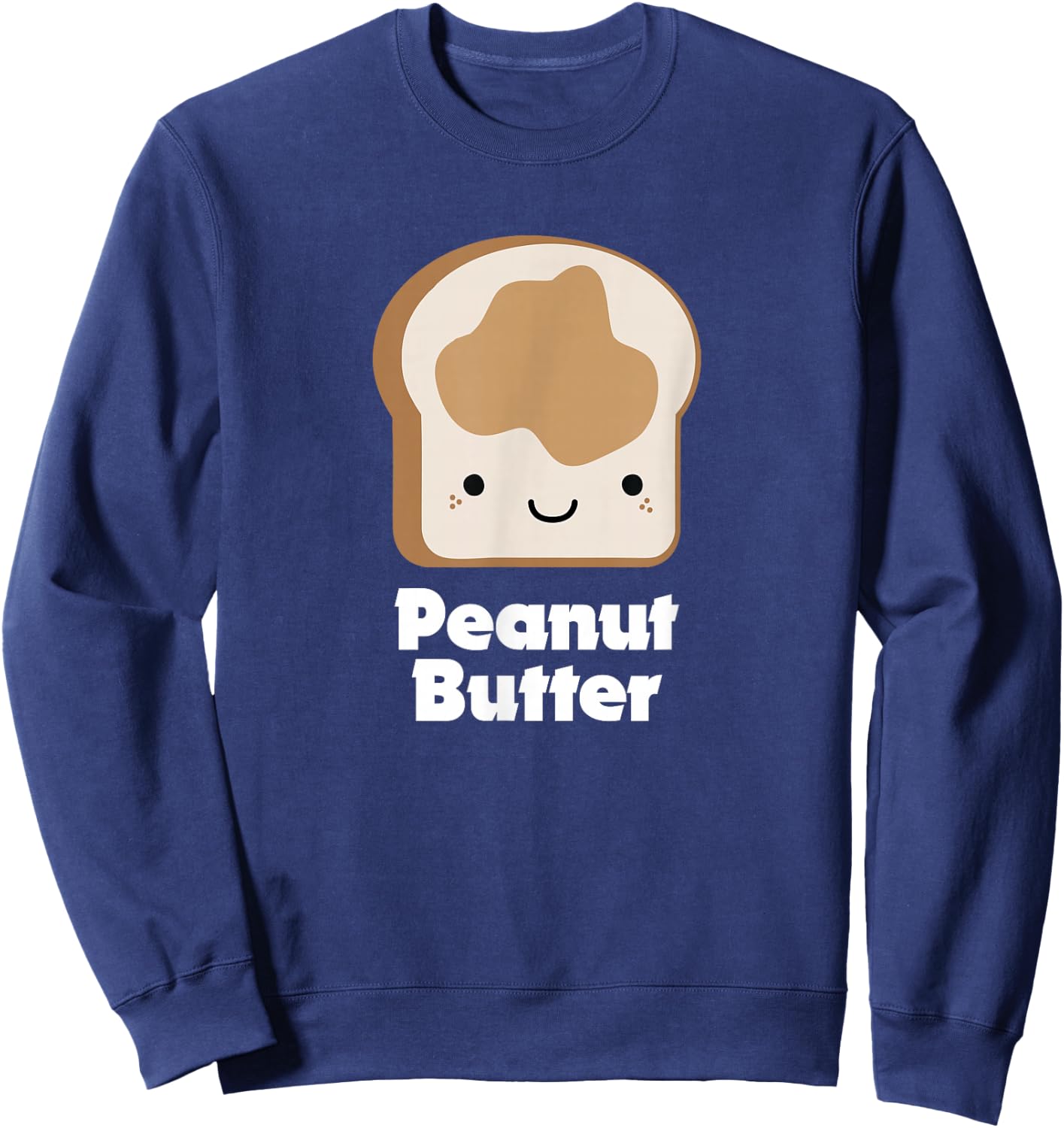 MATCHING SET Peanut Butter and Jelly Couples Friend Shirt Sweatshirt - Sweatshirt | Navy