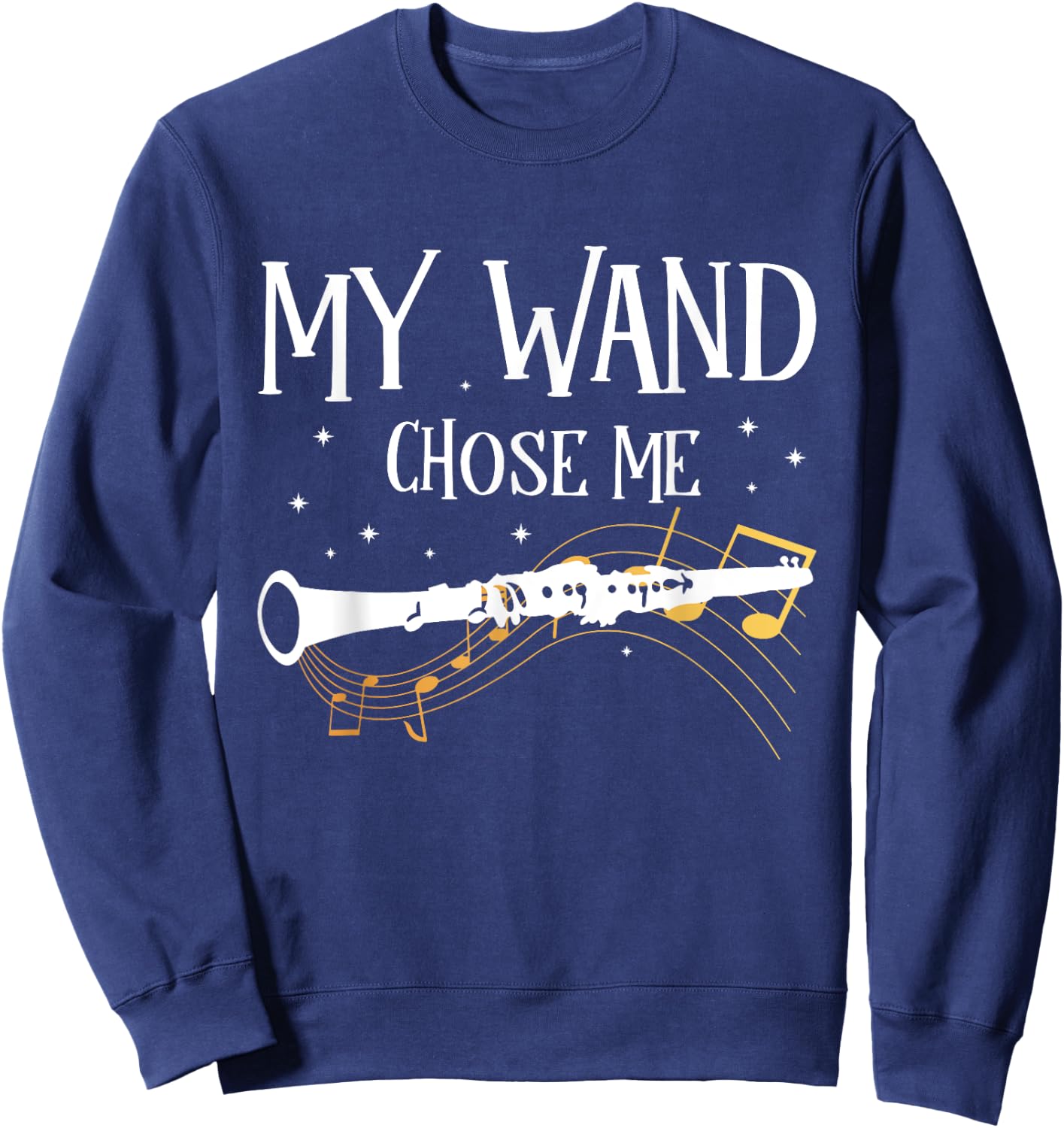 MY Wand Chose Me Clarinet Sweatshirt - Sweatshirt | Navy