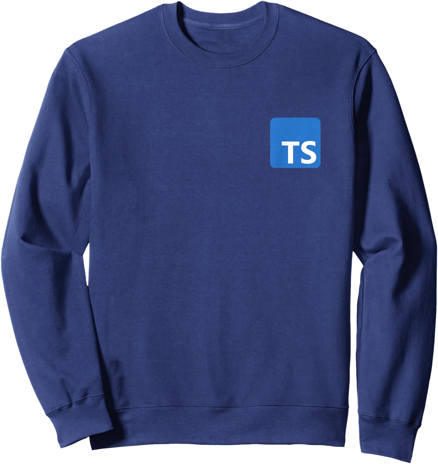 TypeScript Programming Logo TS Logo for Programmers Sweatshirt - Sweatshirt | Navy