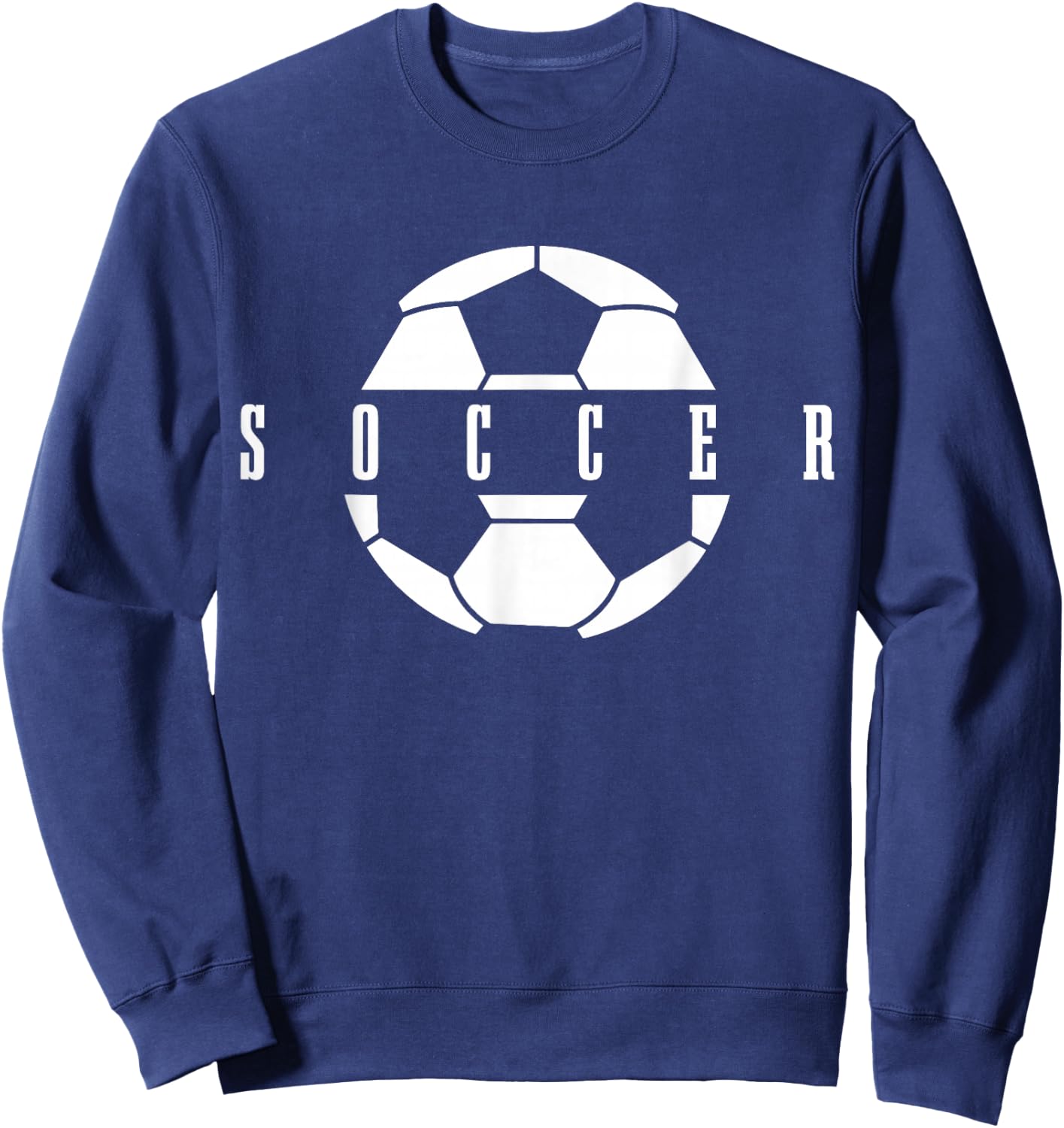 Boys Girls Football Player Ball Sweatshirt - Sweatshirt | Navy