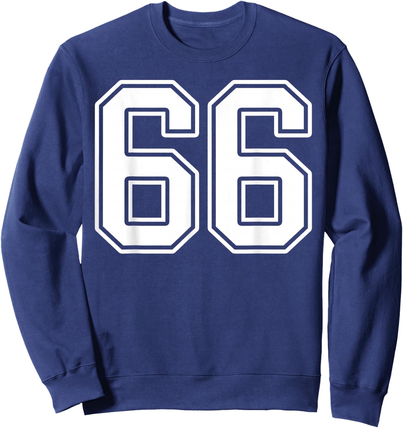 Number 66 Fan Player Jersey Style #66 Men Women Kids Sweatshirt - Sweatshirt | Navy