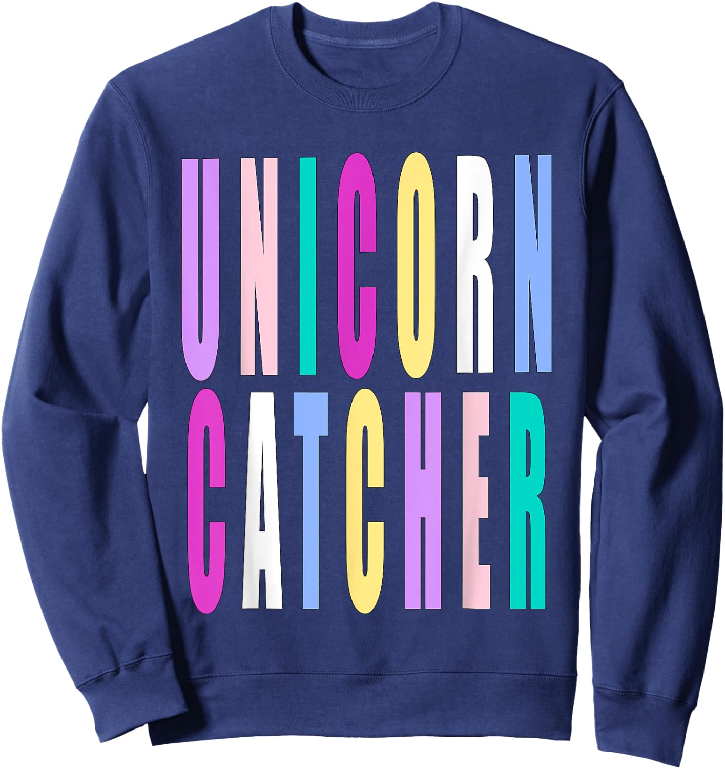 Unicorn Catcher Family Halloween Costume for Mom and Dad Sweatshirt - Sweatshirt | Navy