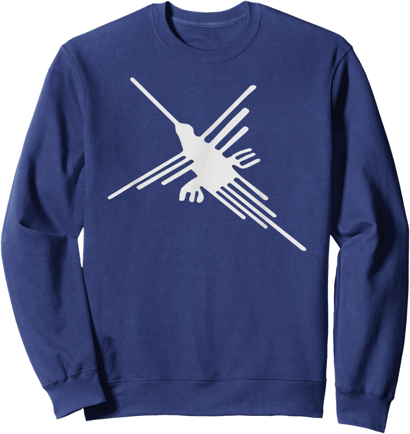 Nazca Lines | Líneas De Nazca South America Peru Geoglyphs Sweatshirt - Sweatshirt | Navy