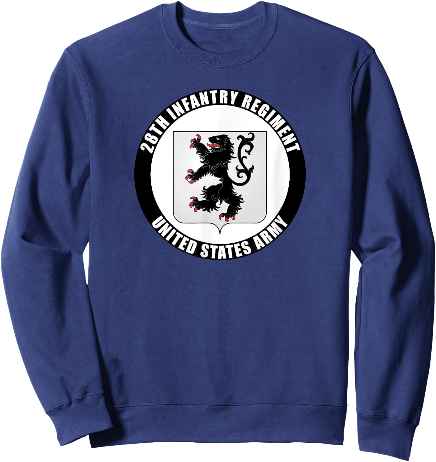 28th Infantry Regiment United States Army Veteran Military Sweatshirt - Sweatshirt | Navy