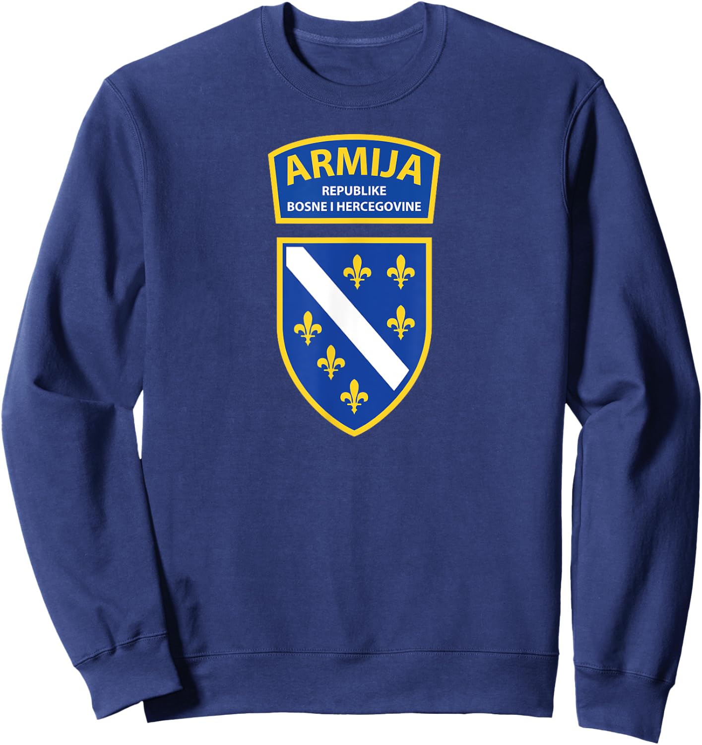 Bih Armija - Bosnian Army Sweatshirt - Sweatshirt | Navy