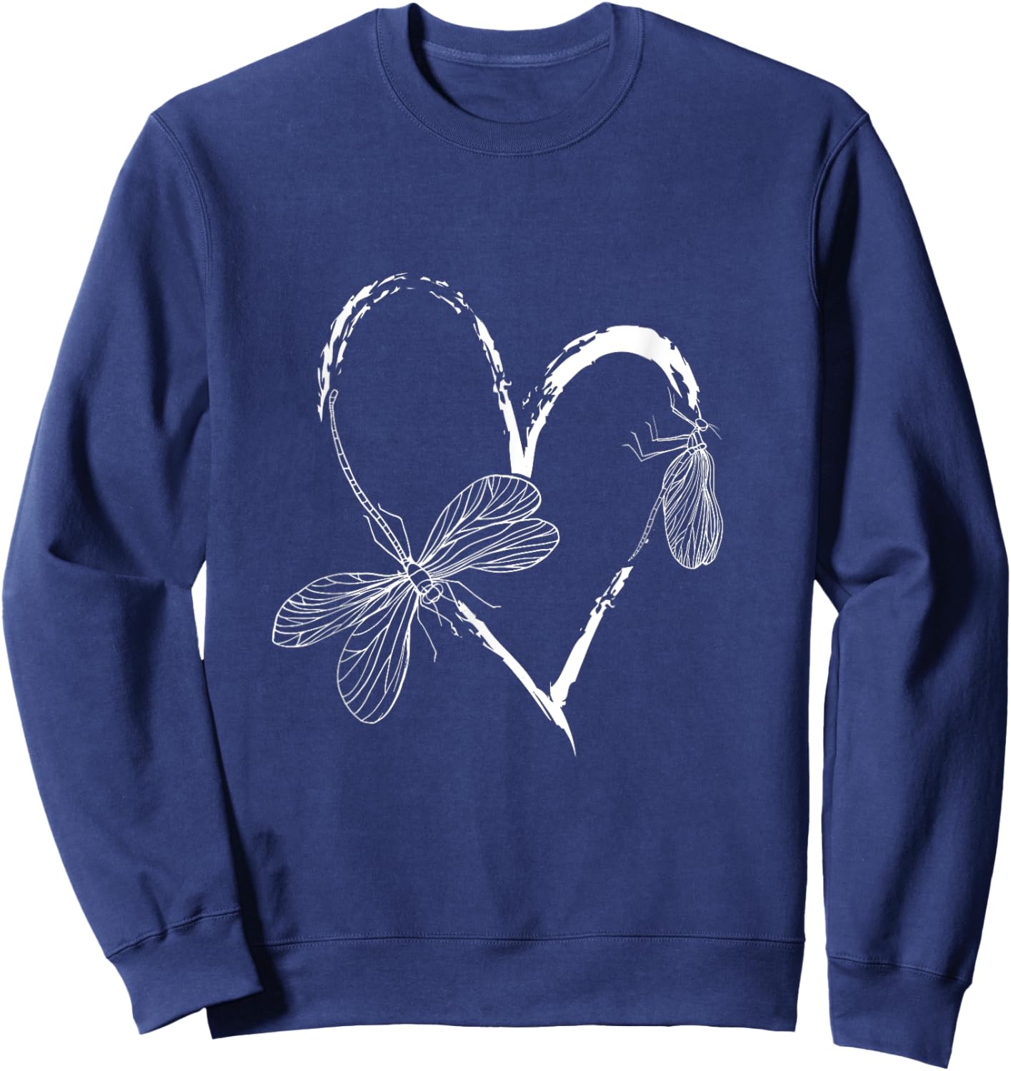 Insect Lover Entomologist Women Gift Dragonfly Sweatshirt - Sweatshirt | Navy