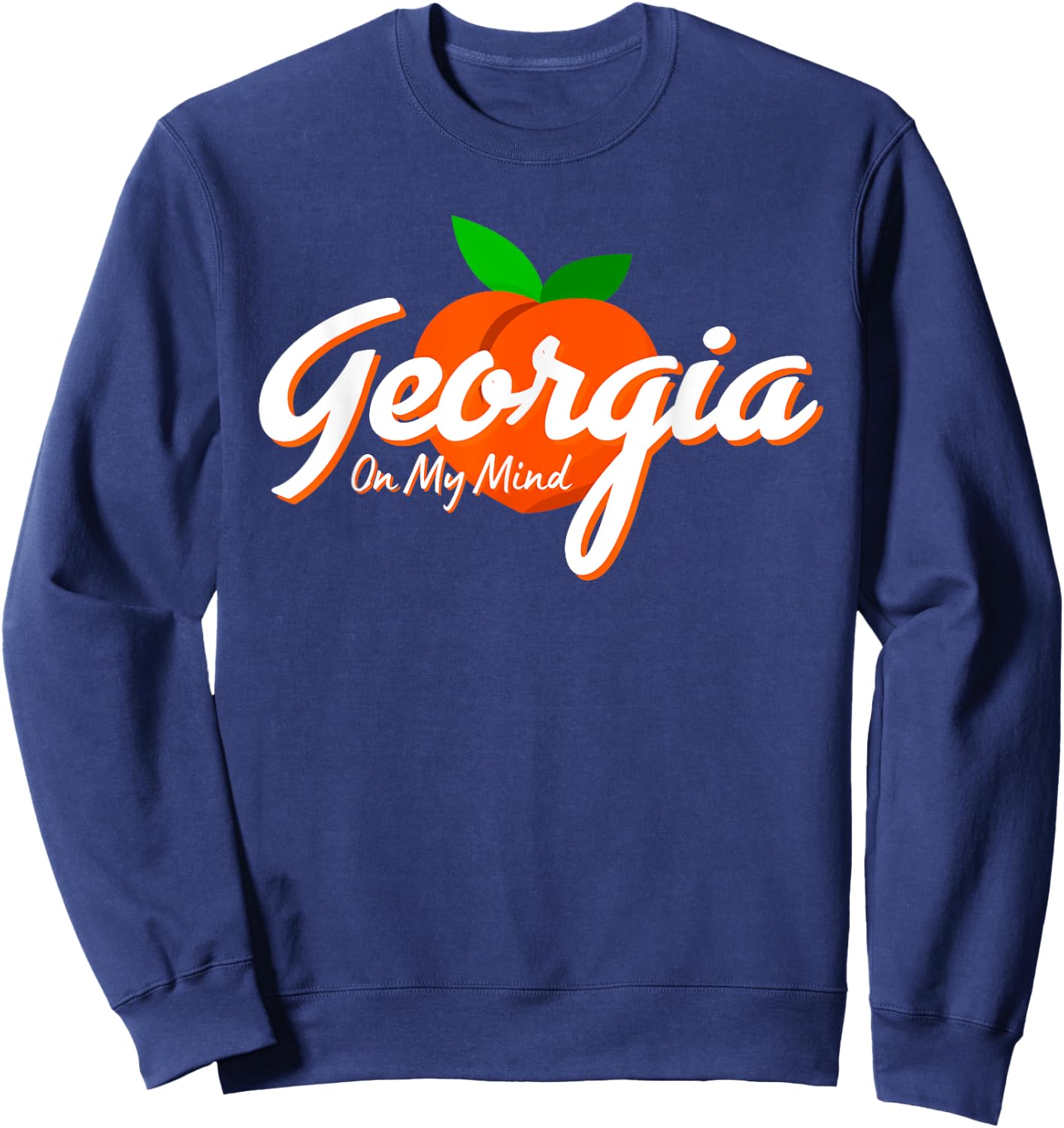State of Georgia On My Mind Souvenir Sweatshirt - Sweatshirt | Navy