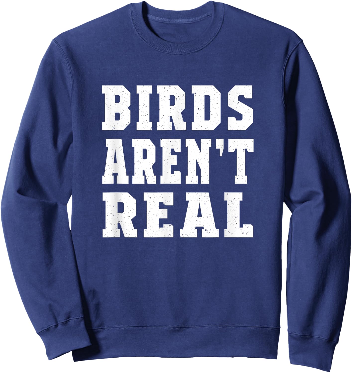 Men Women Birds Aren’t Real Sweatshirt - Sweatshirt | Navy