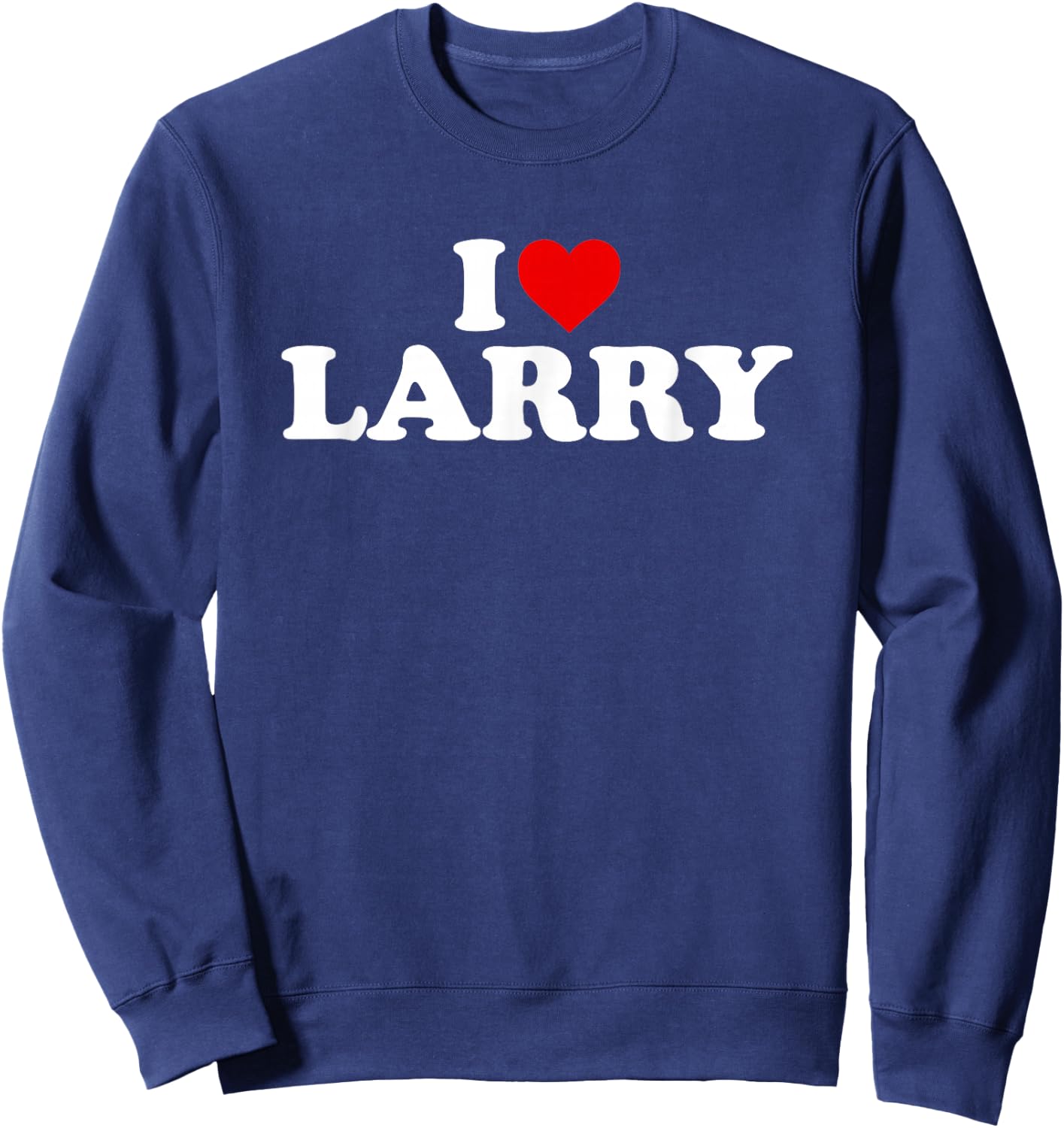I Love Larry - Heart Sweatshirt - Sweatshirt | Navy